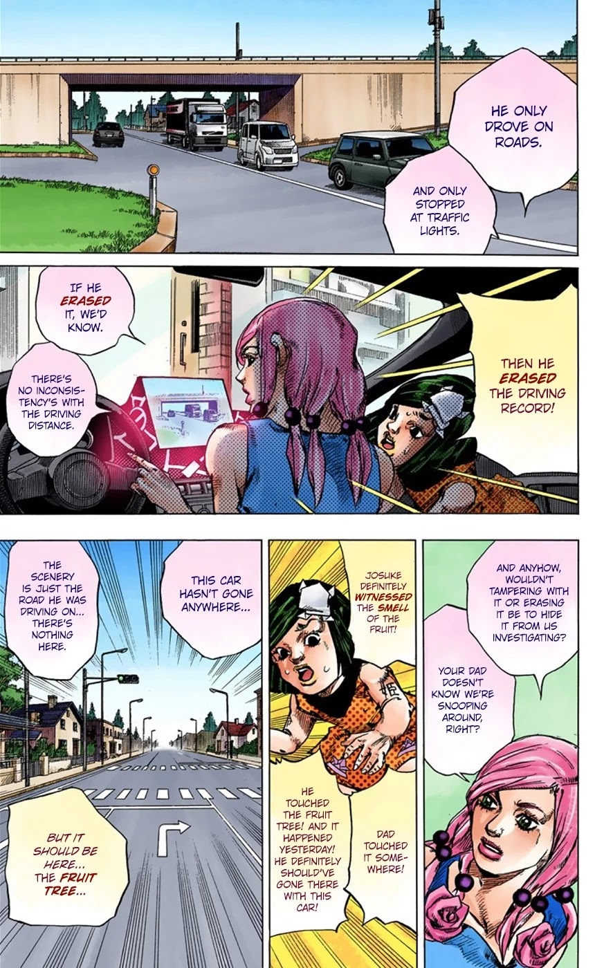 JoJo's Bizarre Adventure Part 8 - JoJolion (Official Colored) Chapter 38 page 28 - Chapter 38: Jobin Higashikata is a Stand User