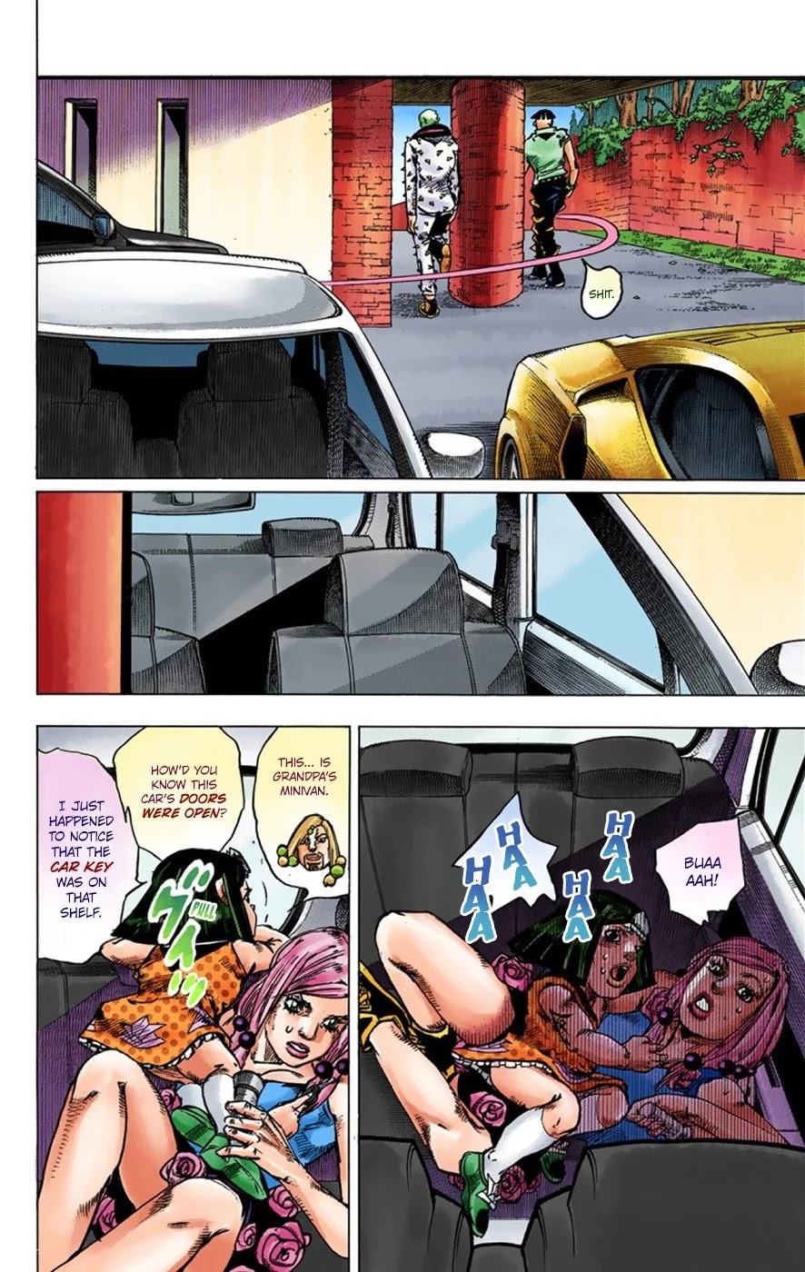 JoJo's Bizarre Adventure Part 8 - JoJolion (Official Colored) Chapter 38 page 35 - Chapter 38: Jobin Higashikata is a Stand User