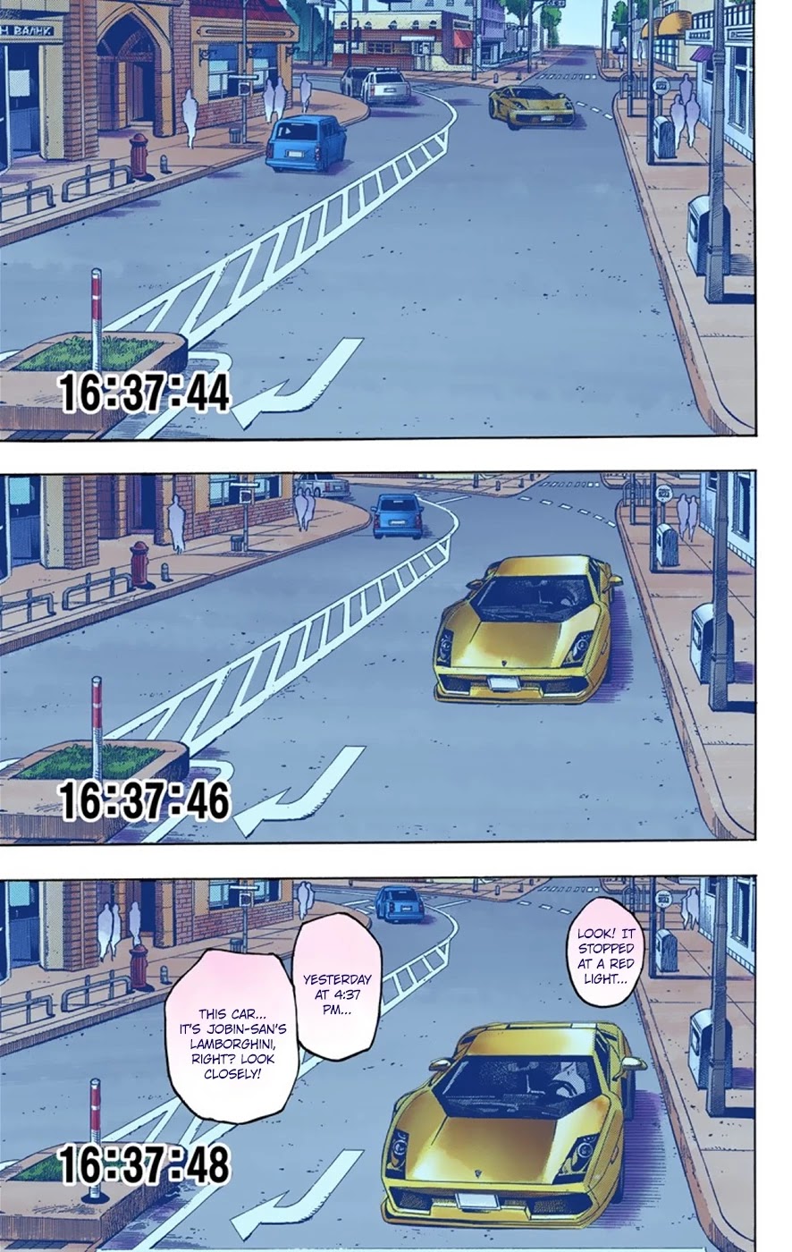 JoJo's Bizarre Adventure Part 8 - JoJolion (Official Colored) Chapter 38 page 38 - Chapter 38: Jobin Higashikata is a Stand User