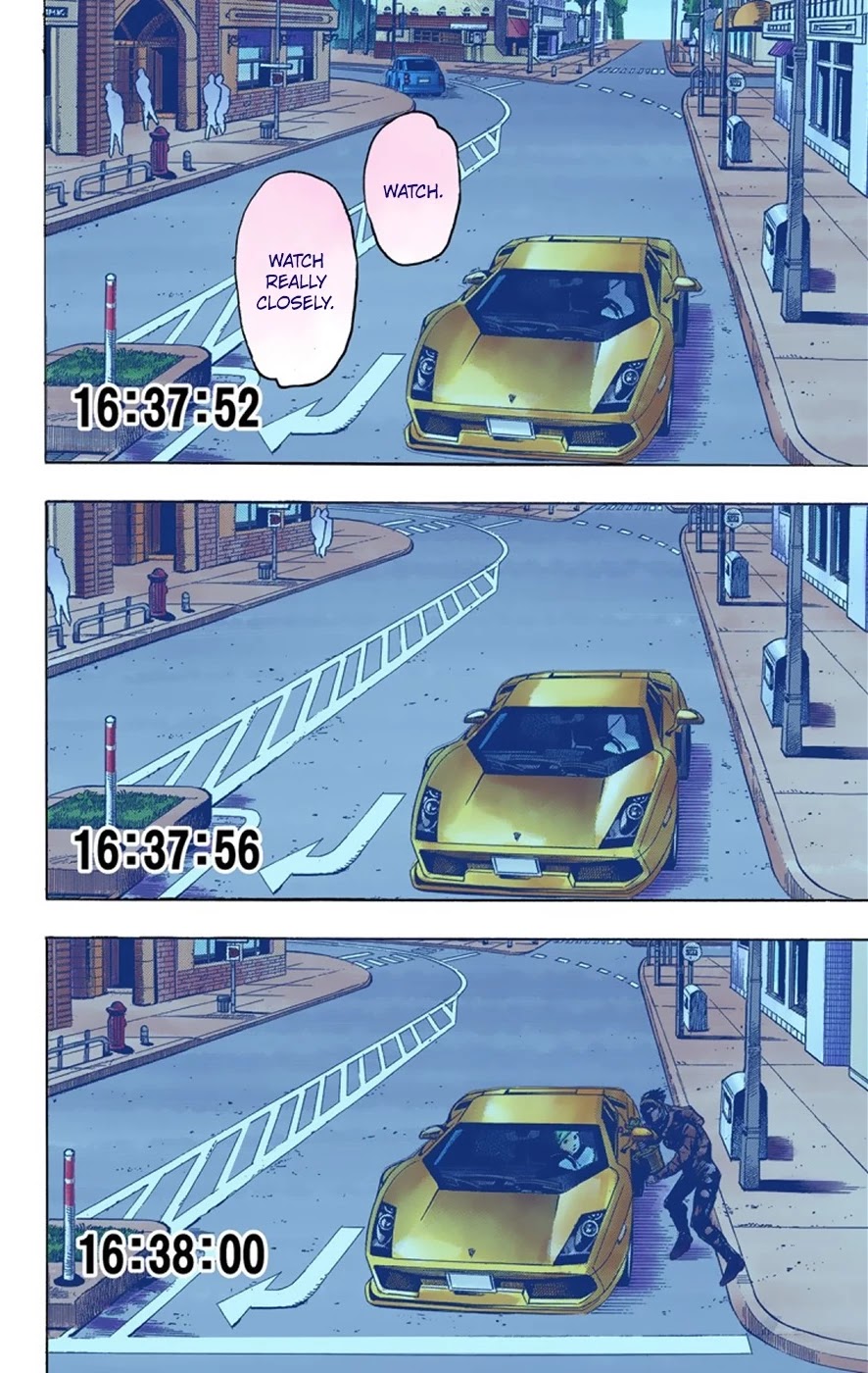 JoJo's Bizarre Adventure Part 8 - JoJolion (Official Colored) Chapter 38 page 39 - Chapter 38: Jobin Higashikata is a Stand User