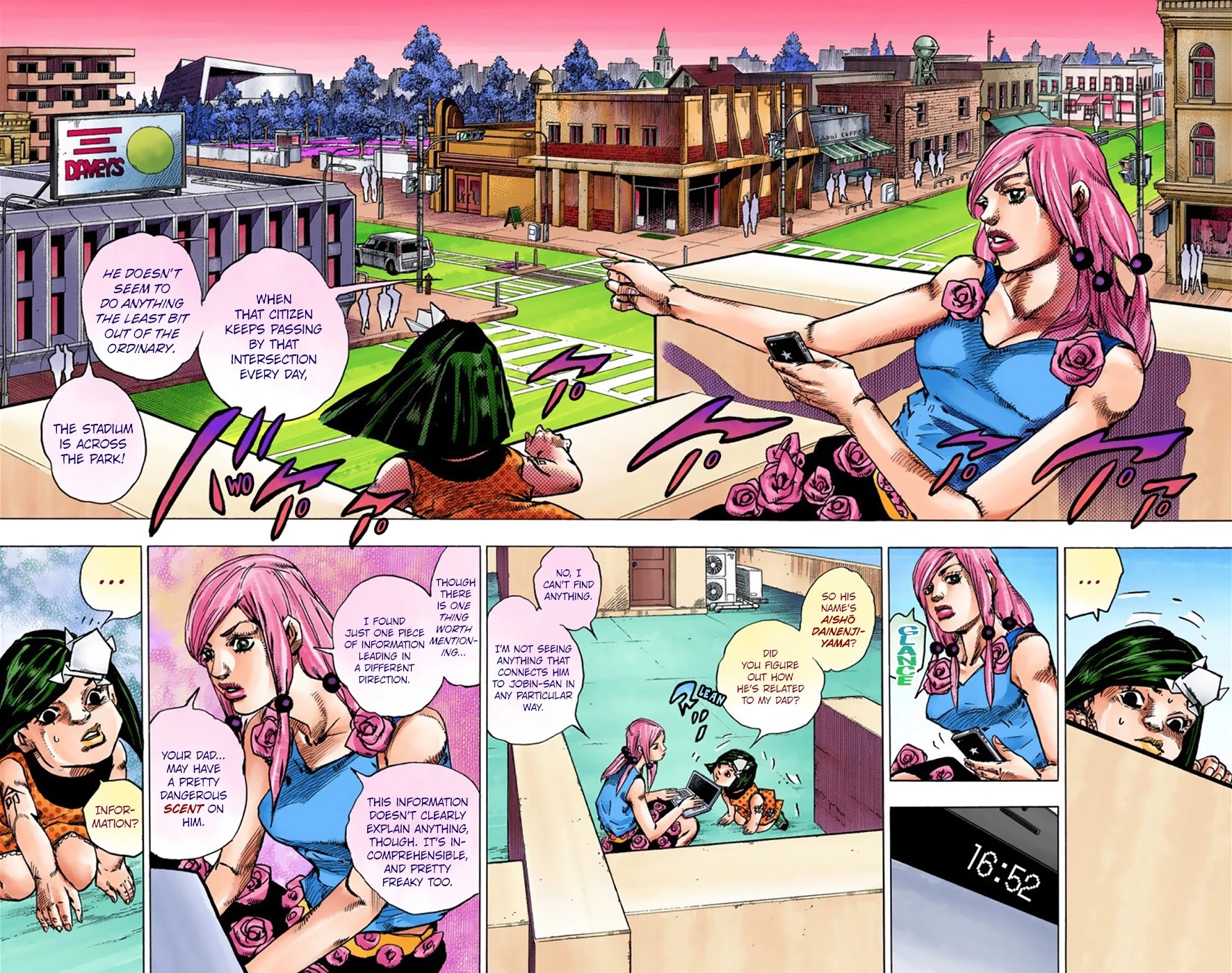 JoJo's Bizarre Adventure Part 8 - JoJolion (Official Colored) Chapter 39 page 10 - Chapter 39: Doobie Wah! Part 1