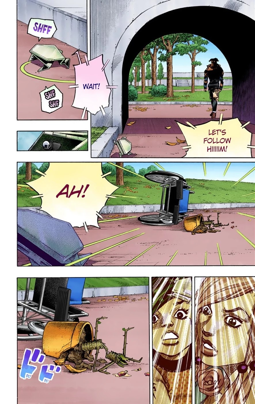 JoJo's Bizarre Adventure Part 8 - JoJolion (Official Colored) Chapter 39 page 21 - Chapter 39: Doobie Wah! Part 1