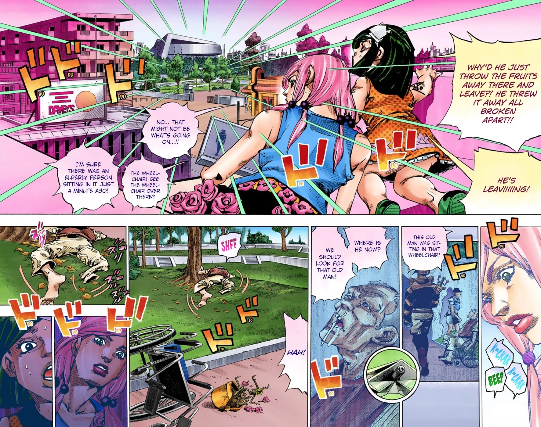 JoJo's Bizarre Adventure Part 8 - JoJolion (Official Colored) Chapter 39 page 23 - Chapter 39: Doobie Wah! Part 1