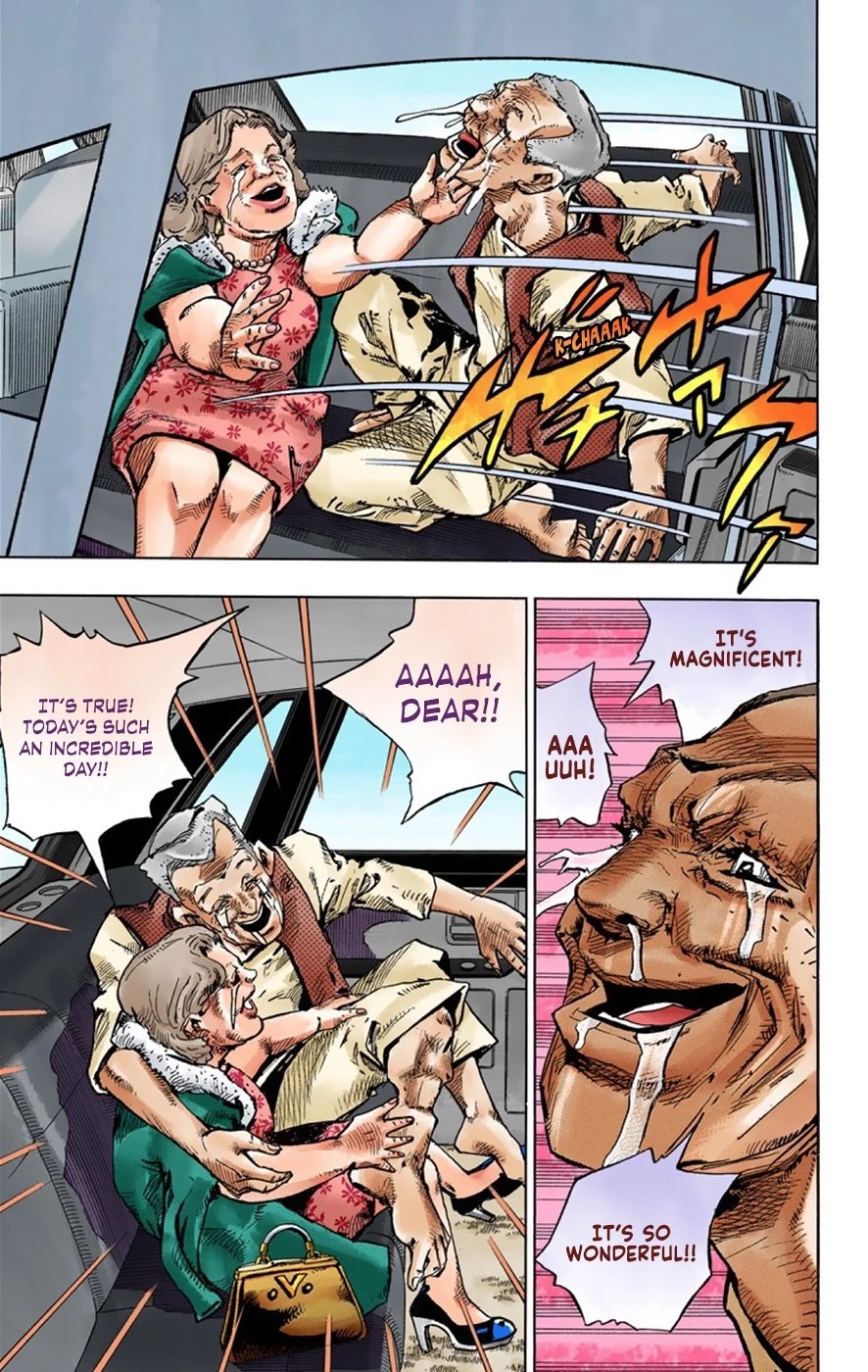 JoJo's Bizarre Adventure Part 8 - JoJolion (Official Colored) Chapter 39 page 29 - Chapter 39: Doobie Wah! Part 1