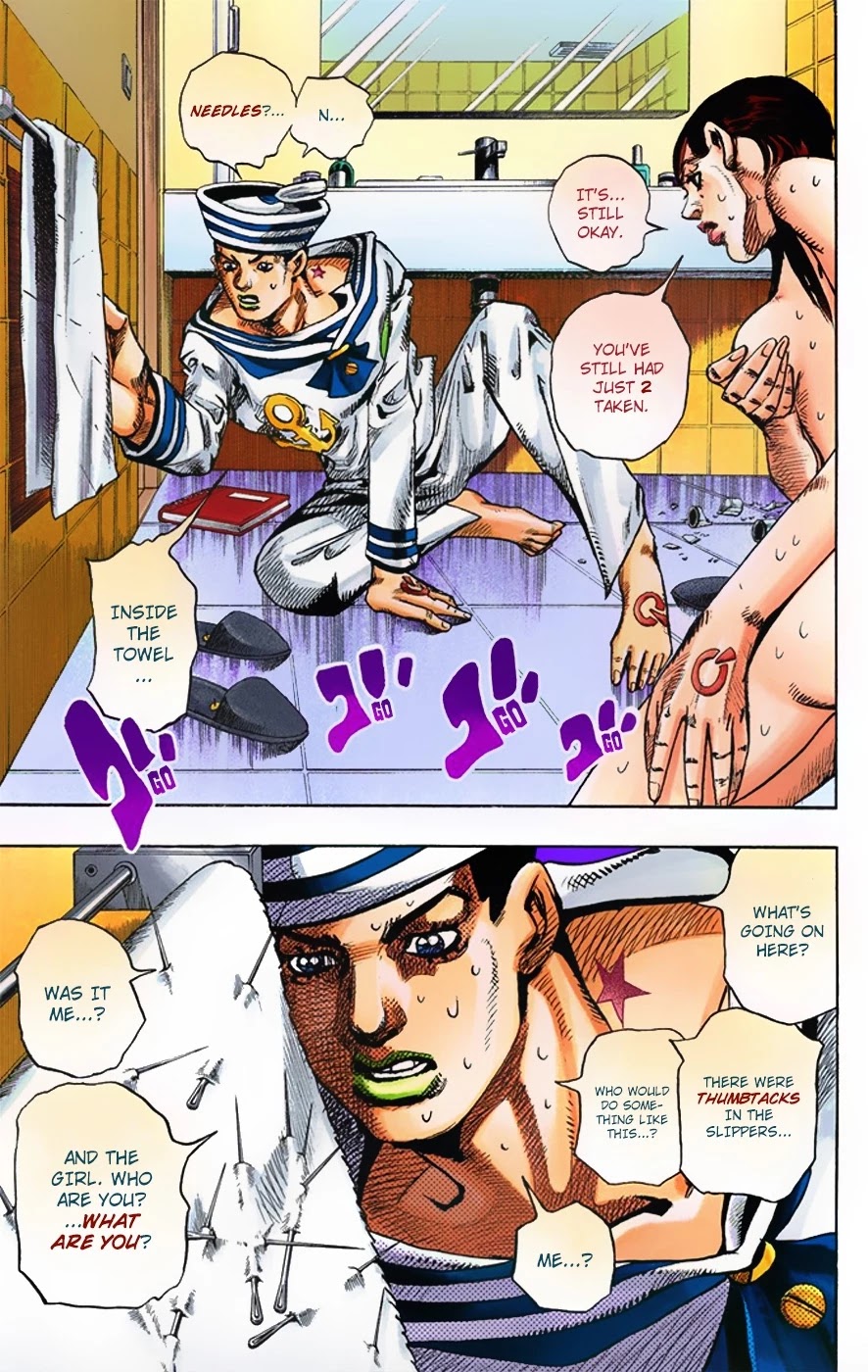 JoJo's Bizarre Adventure Part 8 - JoJolion (Official Colored) Chapter 4 page 11 - Chapter 4: Soft & Wet Part 3