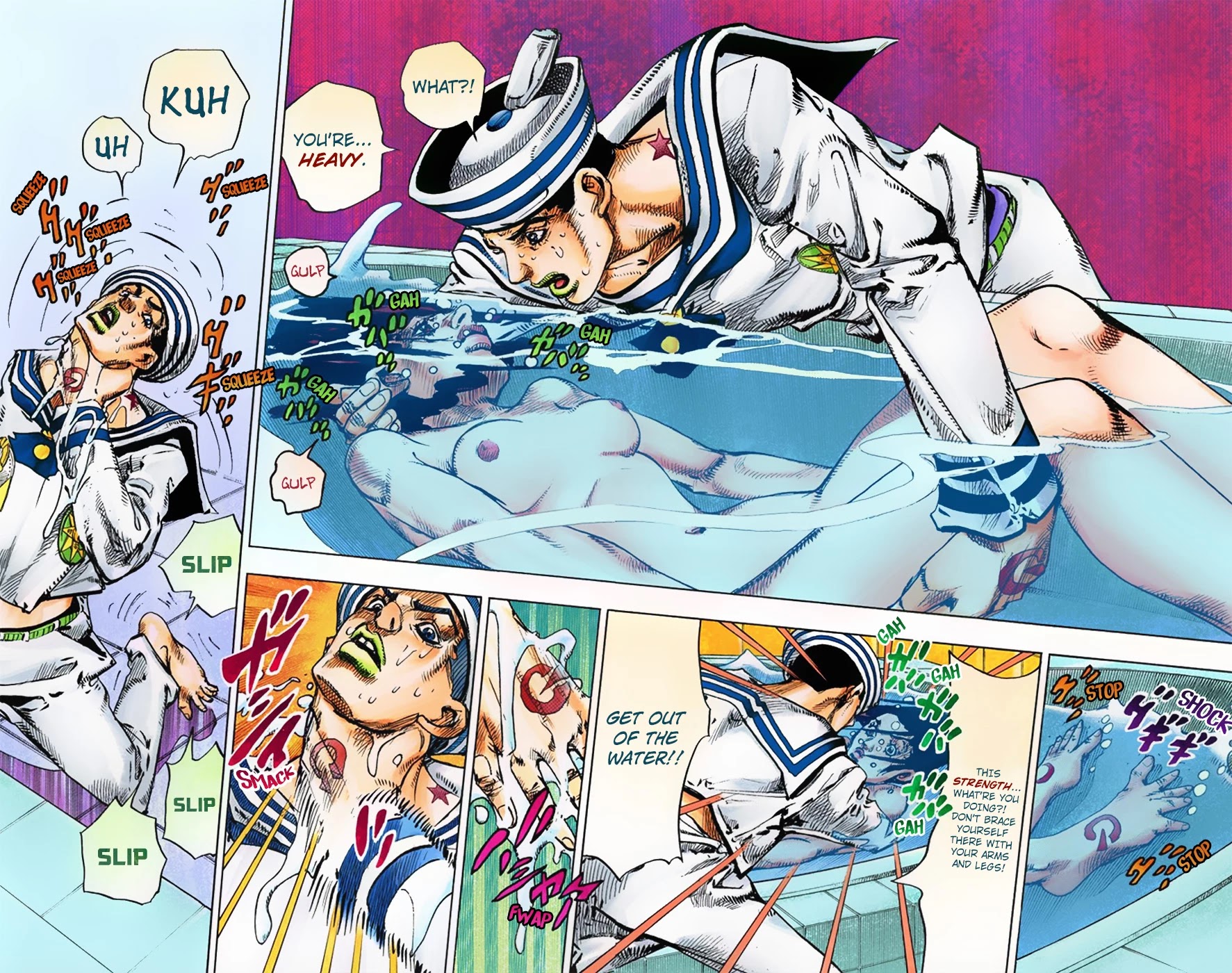 JoJo's Bizarre Adventure Part 8 - JoJolion (Official Colored) Chapter 4 page 18 - Chapter 4: Soft & Wet Part 3