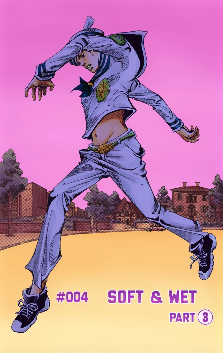 JoJo's Bizarre Adventure Part 8 - JoJolion (Official Colored) Chapter 4 page 2 - Chapter 4: Soft & Wet Part 3