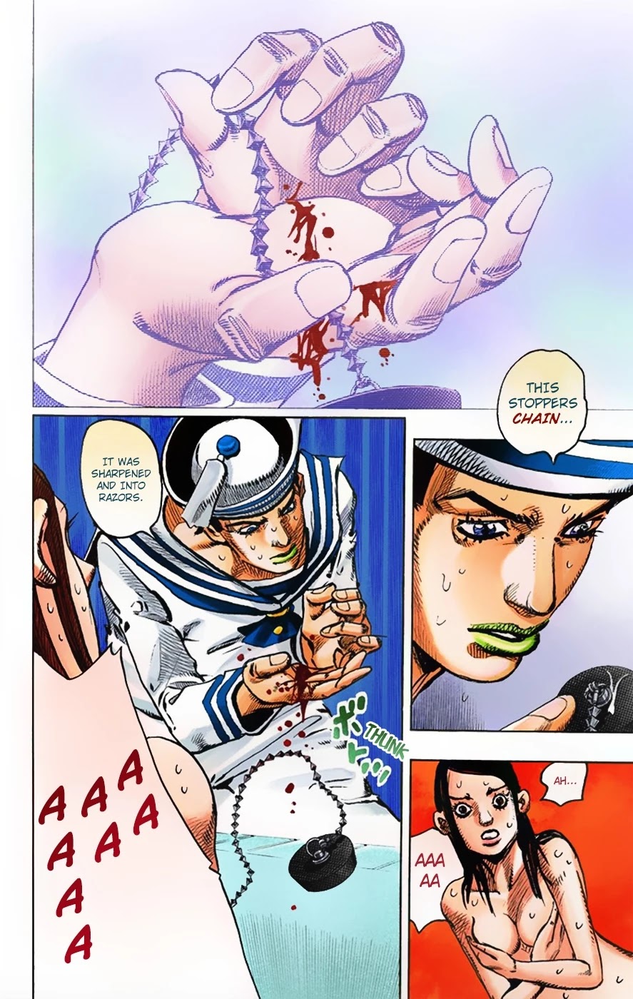 JoJo's Bizarre Adventure Part 8 - JoJolion (Official Colored) Chapter 4 page 22 - Chapter 4: Soft & Wet Part 3