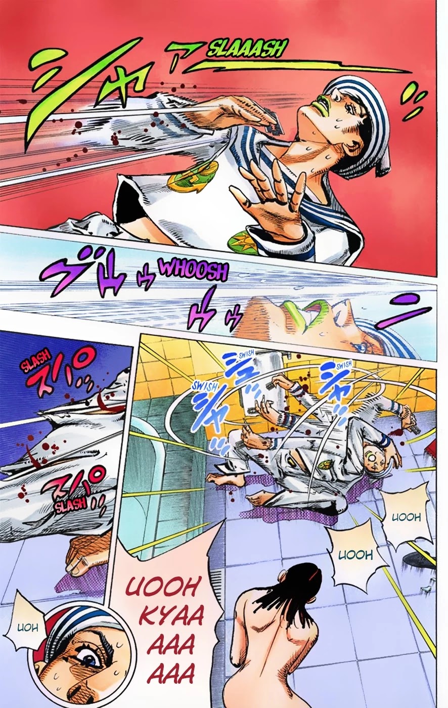 JoJo's Bizarre Adventure Part 8 - JoJolion (Official Colored) Chapter 4 page 31 - Chapter 4: Soft & Wet Part 3