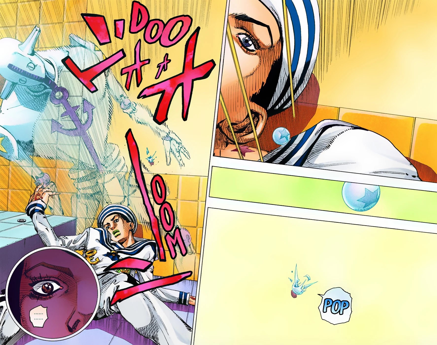 JoJo's Bizarre Adventure Part 8 - JoJolion (Official Colored) Chapter 4 page 34 - Chapter 4: Soft & Wet Part 3