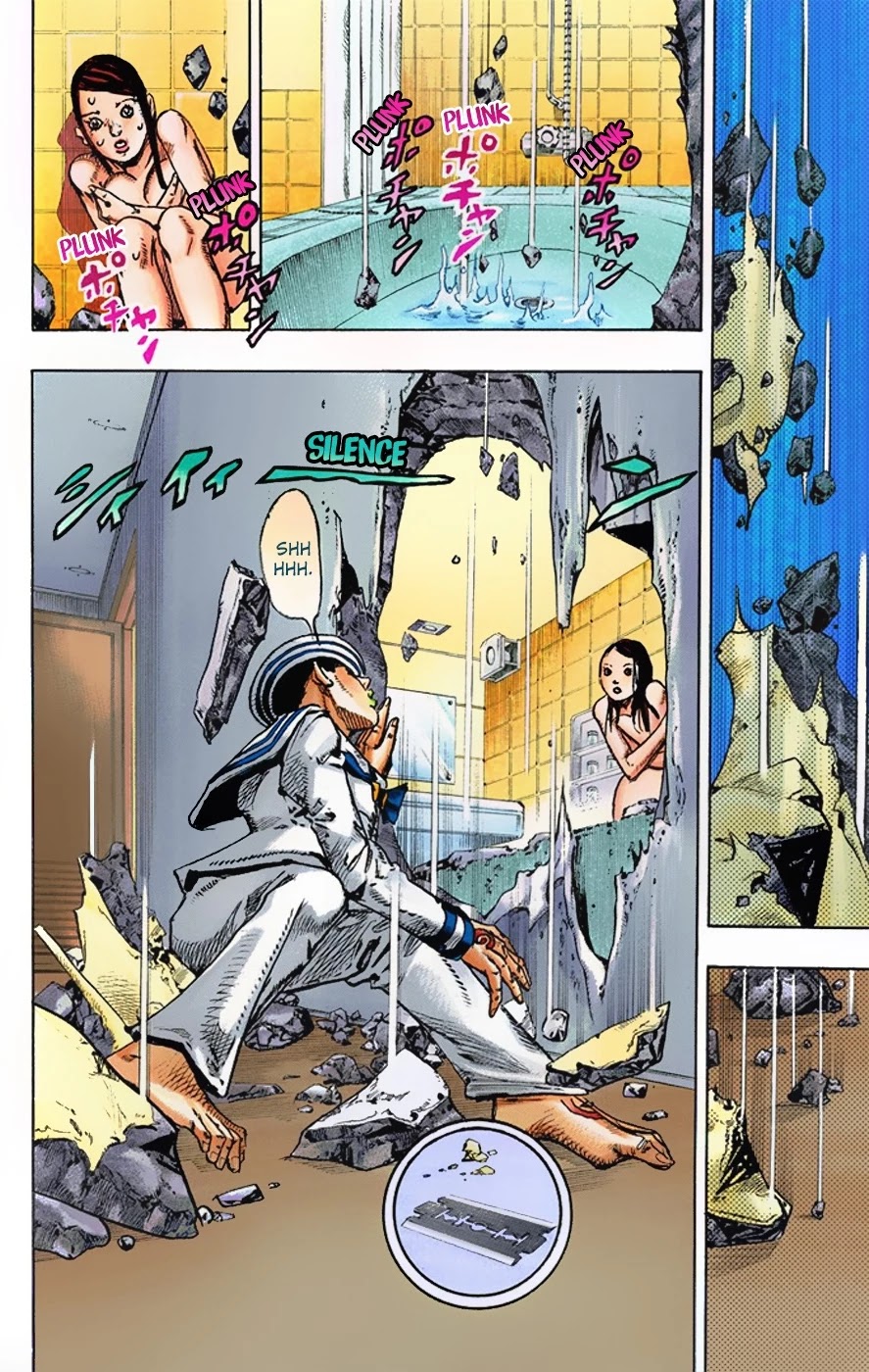 JoJo's Bizarre Adventure Part 8 - JoJolion (Official Colored) Chapter 4 page 37 - Chapter 4: Soft & Wet Part 3