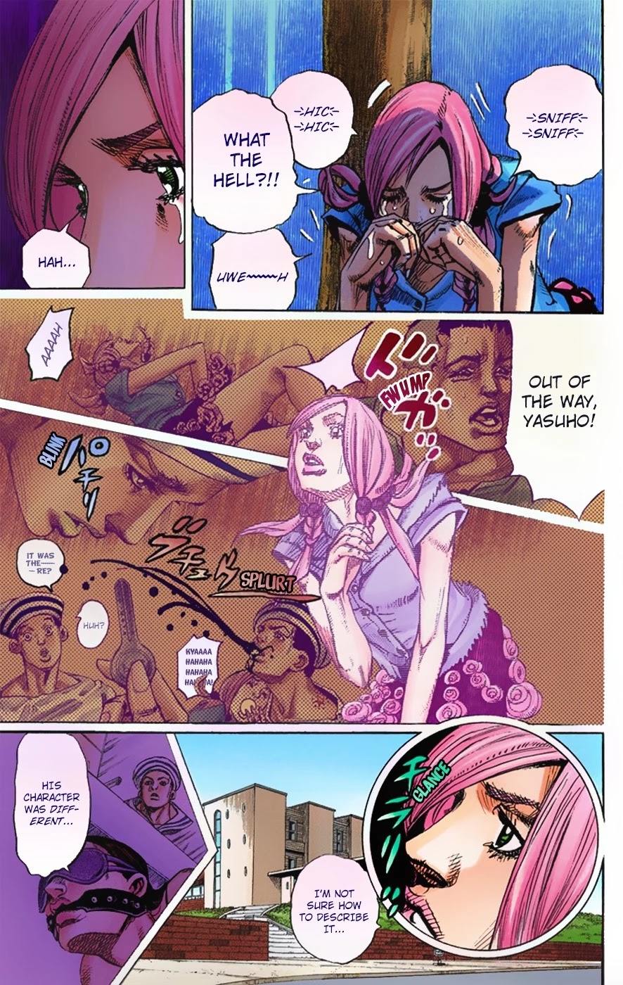JoJo's Bizarre Adventure Part 8 - JoJolion (Official Colored) Chapter 4 page 6 - Chapter 4: Soft & Wet Part 3