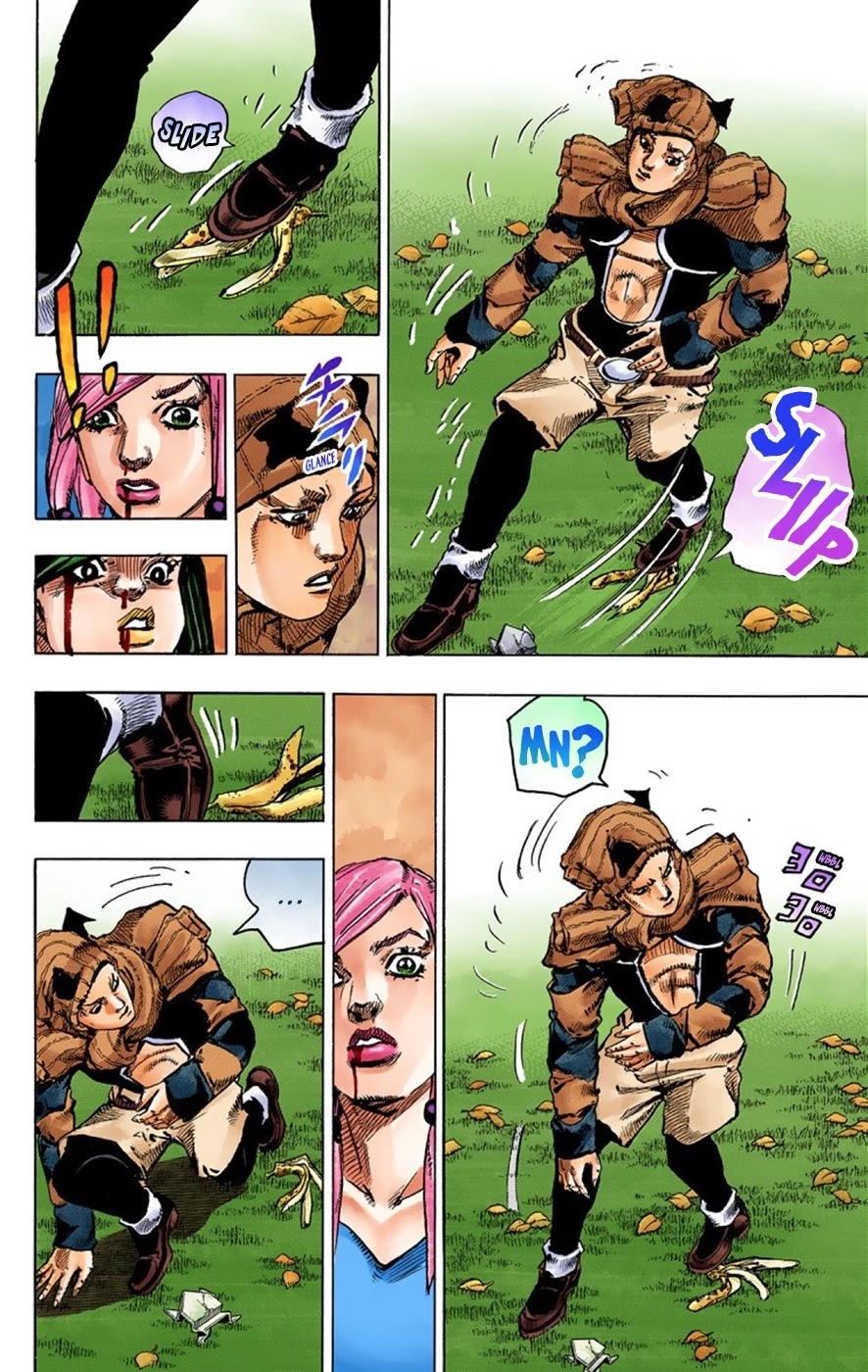 JoJo's Bizarre Adventure Part 8 - JoJolion (Official Colored) Chapter 40 page 12 - Chapter 40: Doobie Wah! Part 2