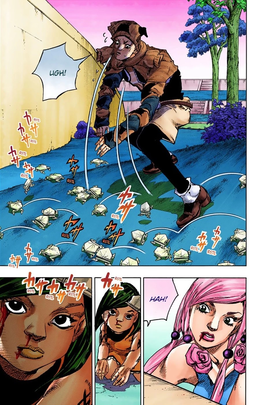 JoJo's Bizarre Adventure Part 8 - JoJolion (Official Colored) Chapter 40 page 15 - Chapter 40: Doobie Wah! Part 2