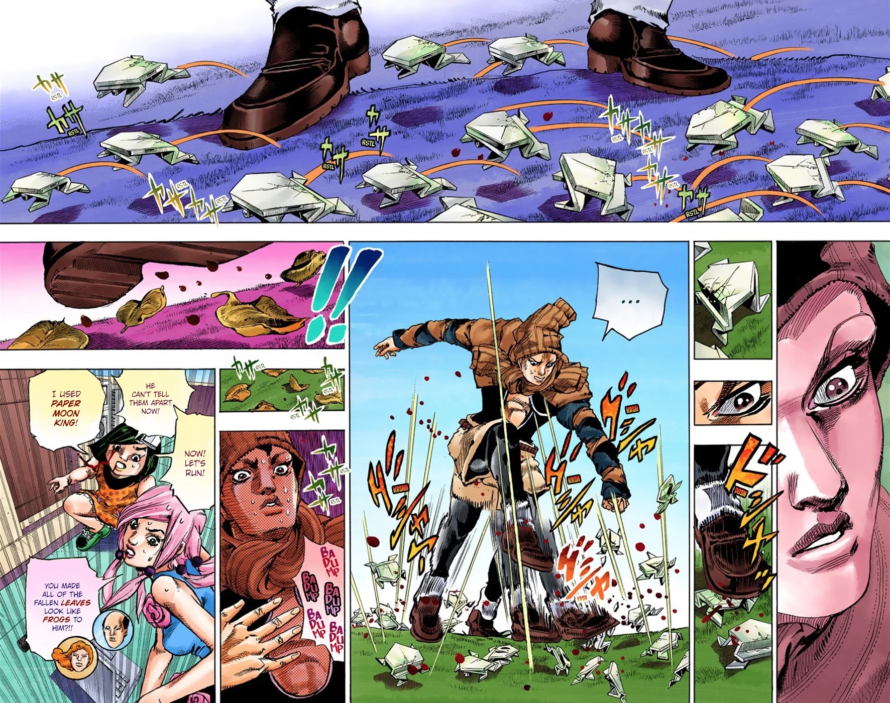 JoJo's Bizarre Adventure Part 8 - JoJolion (Official Colored) Chapter 40 page 16 - Chapter 40: Doobie Wah! Part 2