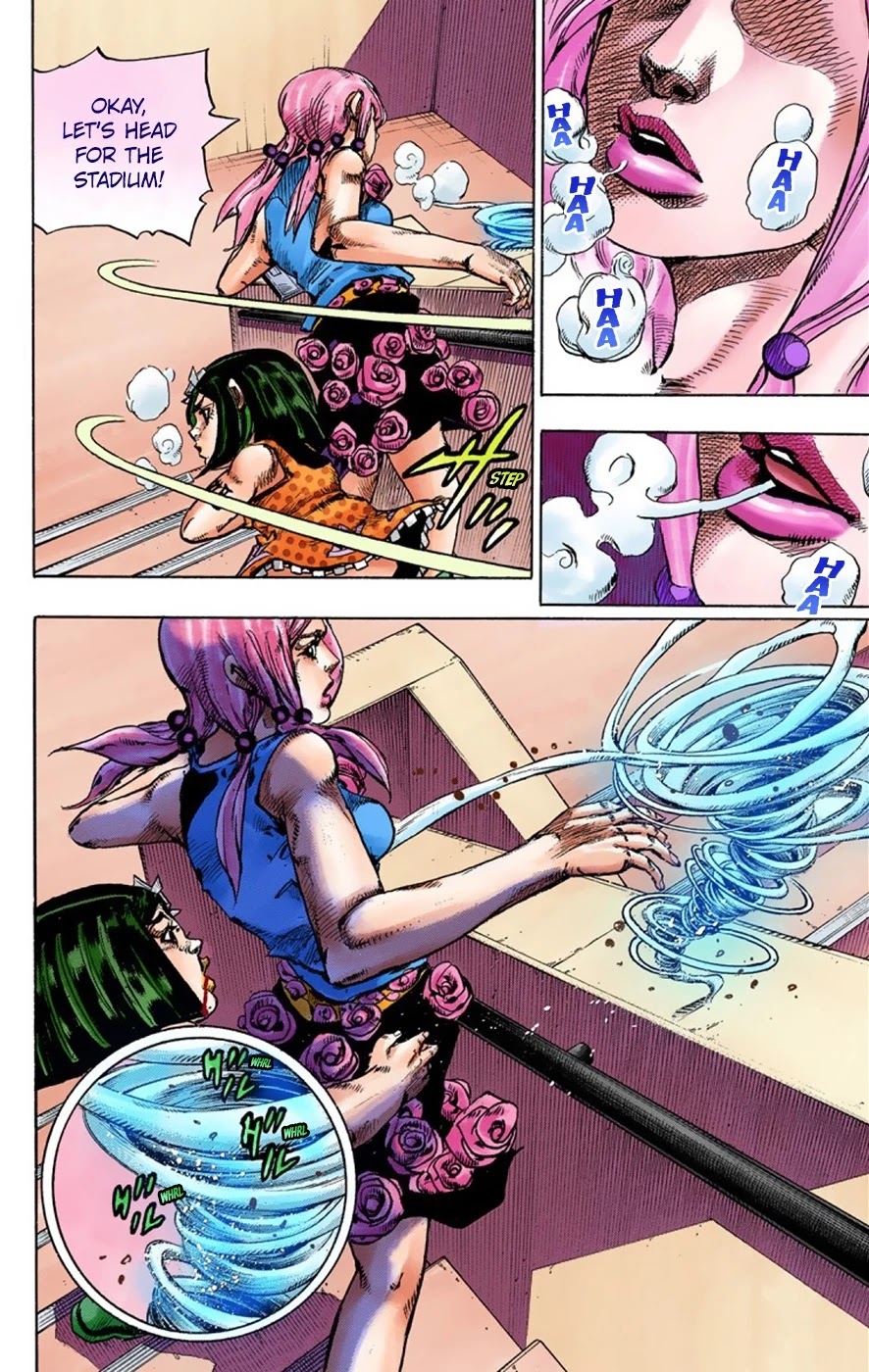 JoJo's Bizarre Adventure Part 8 - JoJolion (Official Colored) Chapter 40 page 27 - Chapter 40: Doobie Wah! Part 2