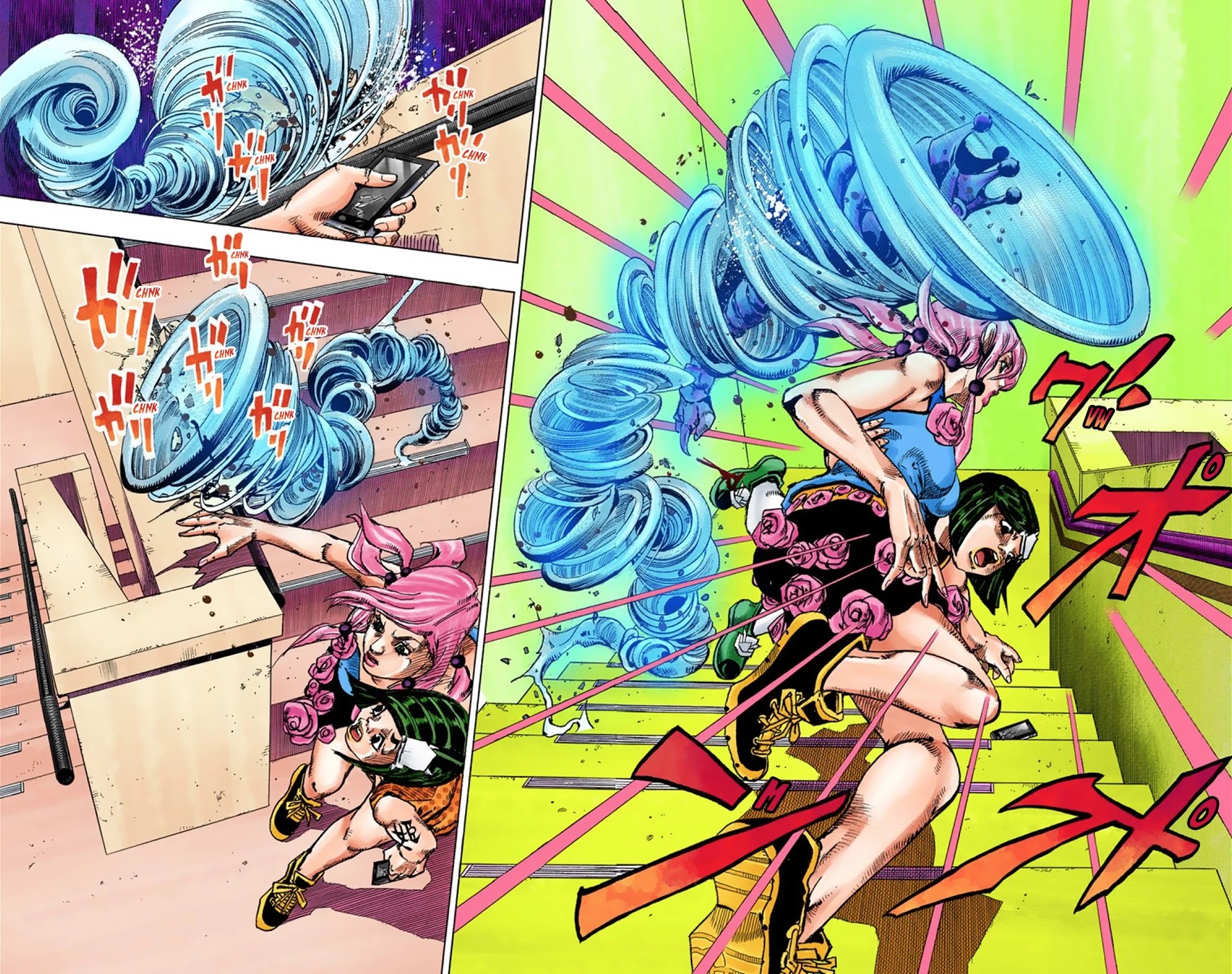 JoJo's Bizarre Adventure Part 8 - JoJolion (Official Colored) Chapter 40 page 37 - Chapter 40: Doobie Wah! Part 2