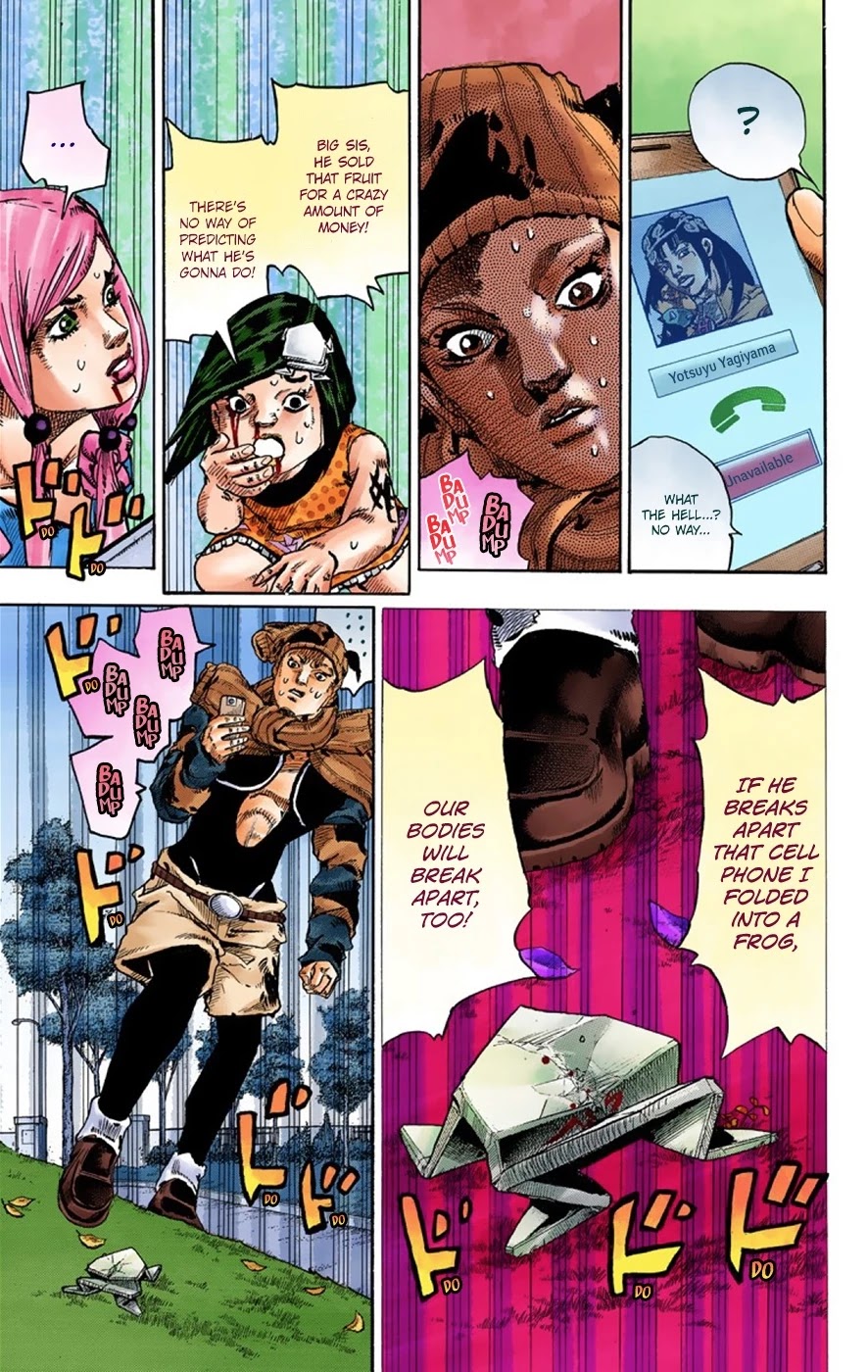 JoJo's Bizarre Adventure Part 8 - JoJolion (Official Colored) Chapter 40 page 9 - Chapter 40: Doobie Wah! Part 2
