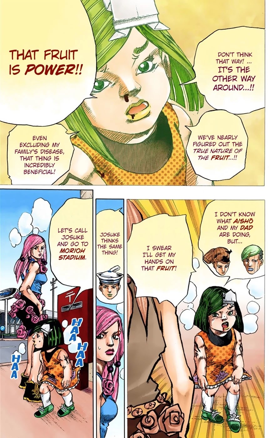 JoJo's Bizarre Adventure Part 8 - JoJolion (Official Colored) Chapter 41 page 16 - Chapter 41: Doobie Wah! Part 3