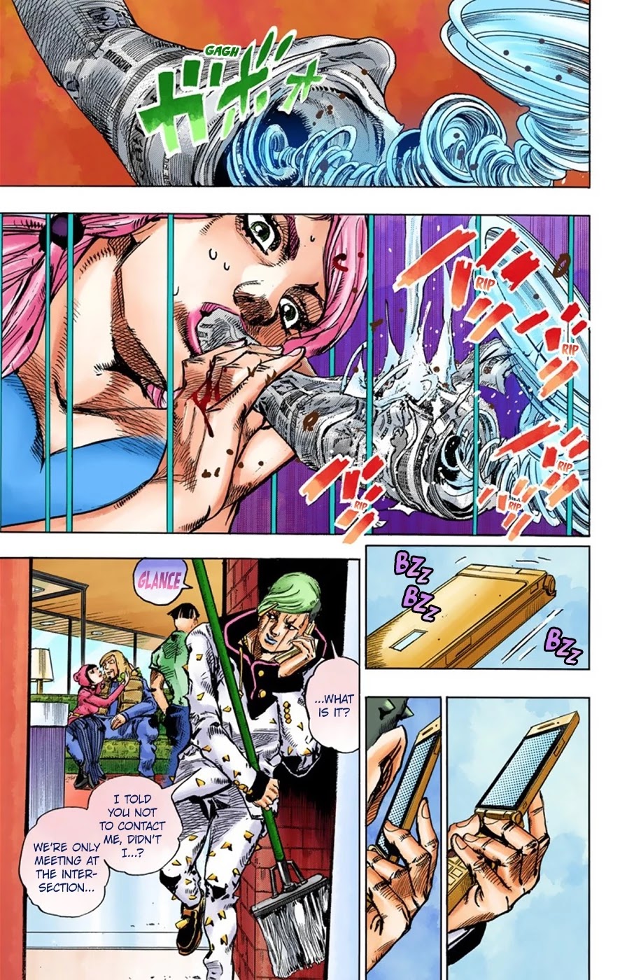 JoJo's Bizarre Adventure Part 8 - JoJolion (Official Colored) Chapter 41 page 36 - Chapter 41: Doobie Wah! Part 3