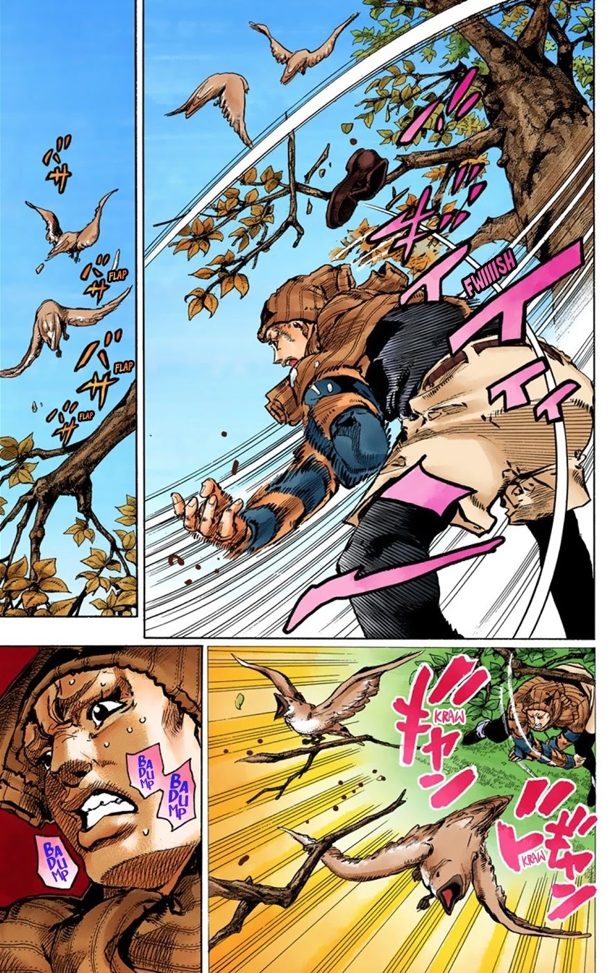 JoJo's Bizarre Adventure Part 8 - JoJolion (Official Colored) Chapter 41 page 4 - Chapter 41: Doobie Wah! Part 3