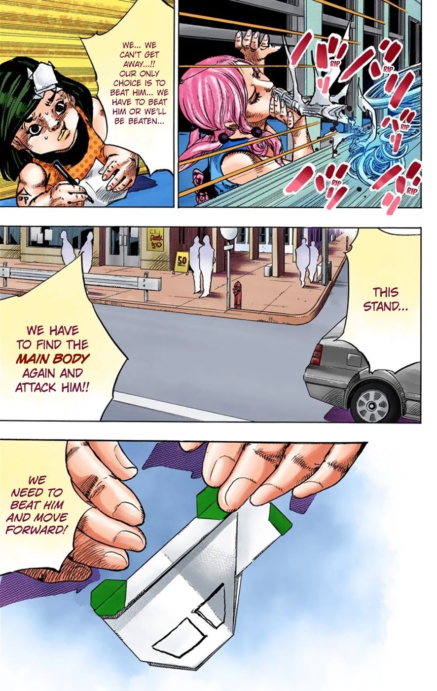 JoJo's Bizarre Adventure Part 8 - JoJolion (Official Colored) Chapter 41 page 40 - Chapter 41: Doobie Wah! Part 3