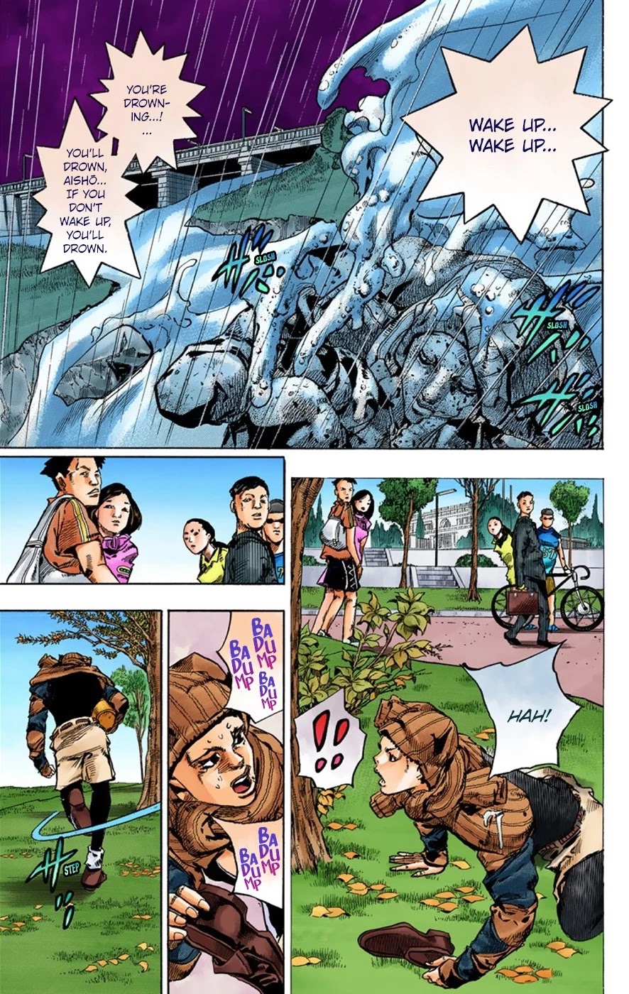JoJo's Bizarre Adventure Part 8 - JoJolion (Official Colored) Chapter 41 page 6 - Chapter 41: Doobie Wah! Part 3