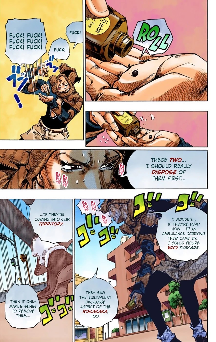 JoJo's Bizarre Adventure Part 8 - JoJolion (Official Colored) Chapter 41 page 8 - Chapter 41: Doobie Wah! Part 3
