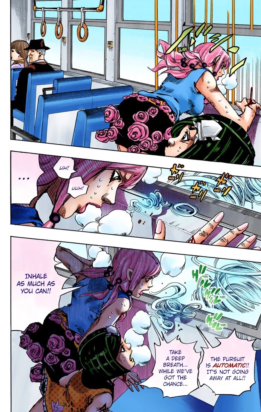 JoJo's Bizarre Adventure Part 8 - JoJolion (Official Colored) Chapter 42 page 12 - Chapter 42: Doobie Wah! Part 4