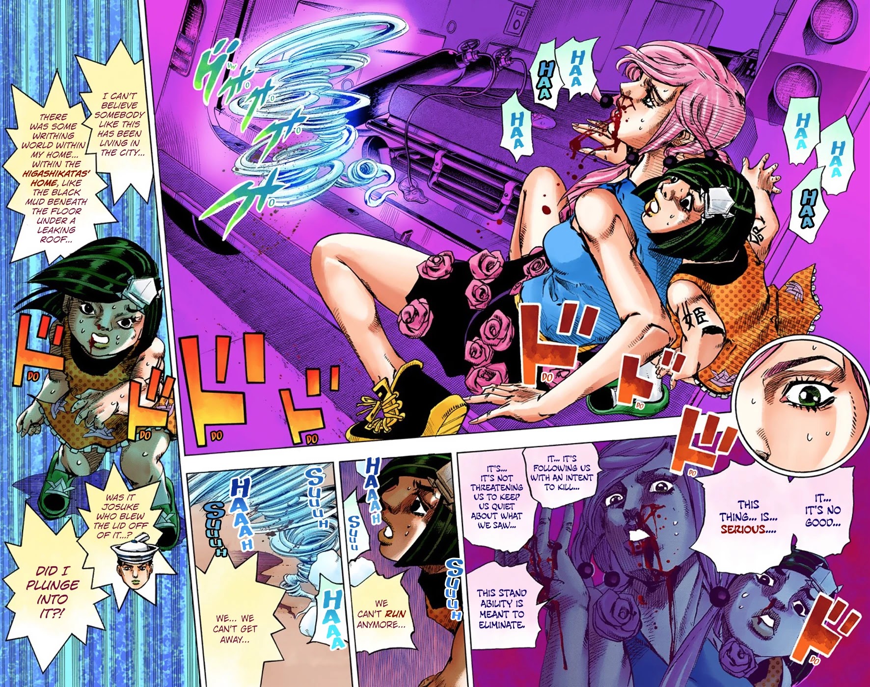 JoJo's Bizarre Adventure Part 8 - JoJolion (Official Colored) Chapter 42 page 27 - Chapter 42: Doobie Wah! Part 4