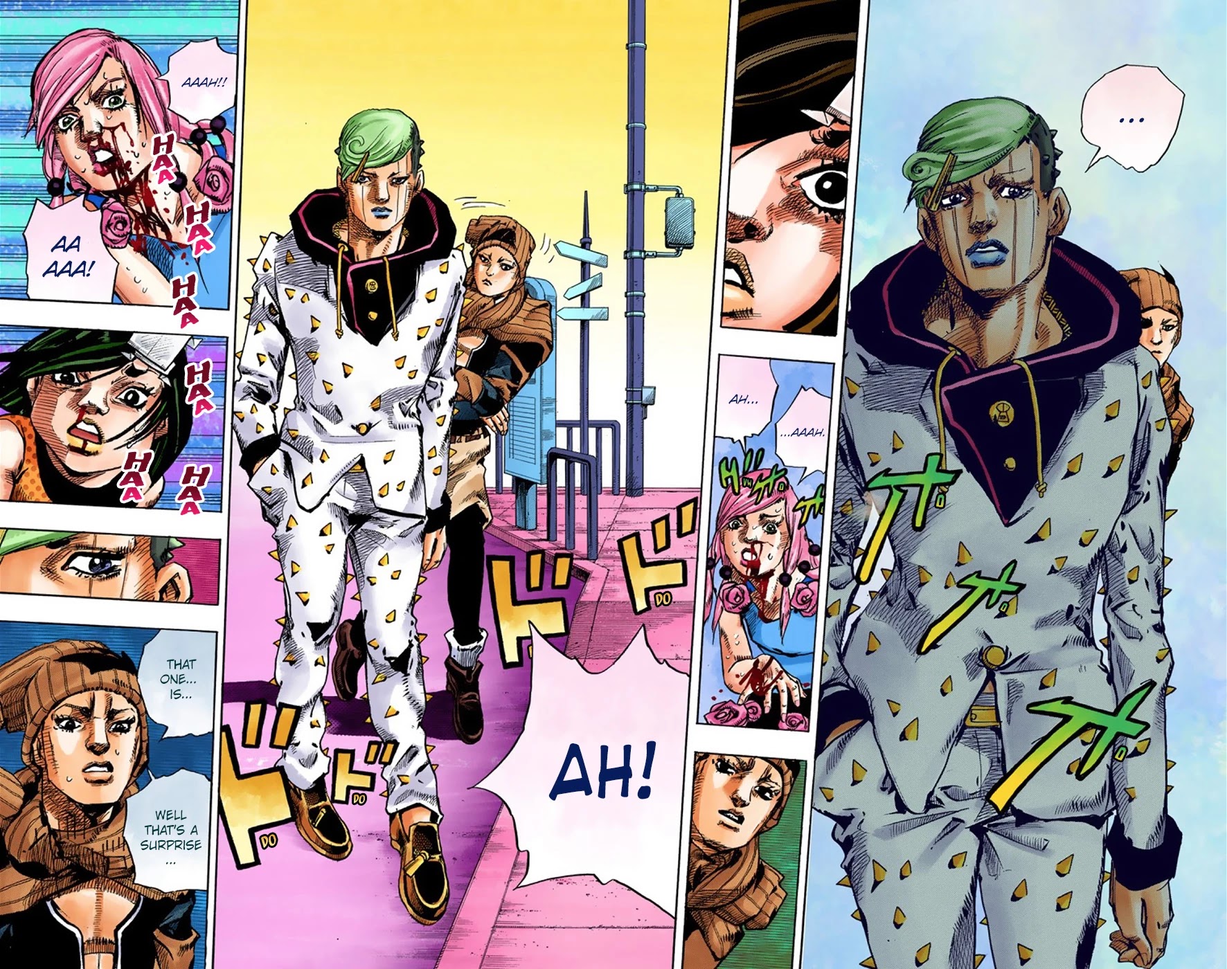 JoJo's Bizarre Adventure Part 8 - JoJolion (Official Colored) Chapter 42 page 29 - Chapter 42: Doobie Wah! Part 4