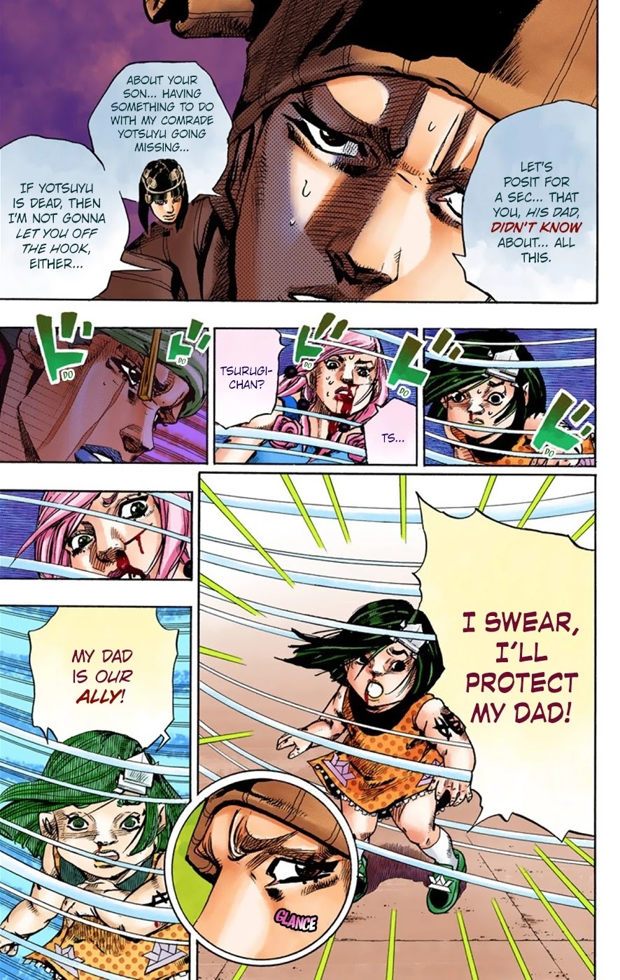 JoJo's Bizarre Adventure Part 8 - JoJolion (Official Colored) Chapter 42 page 32 - Chapter 42: Doobie Wah! Part 4