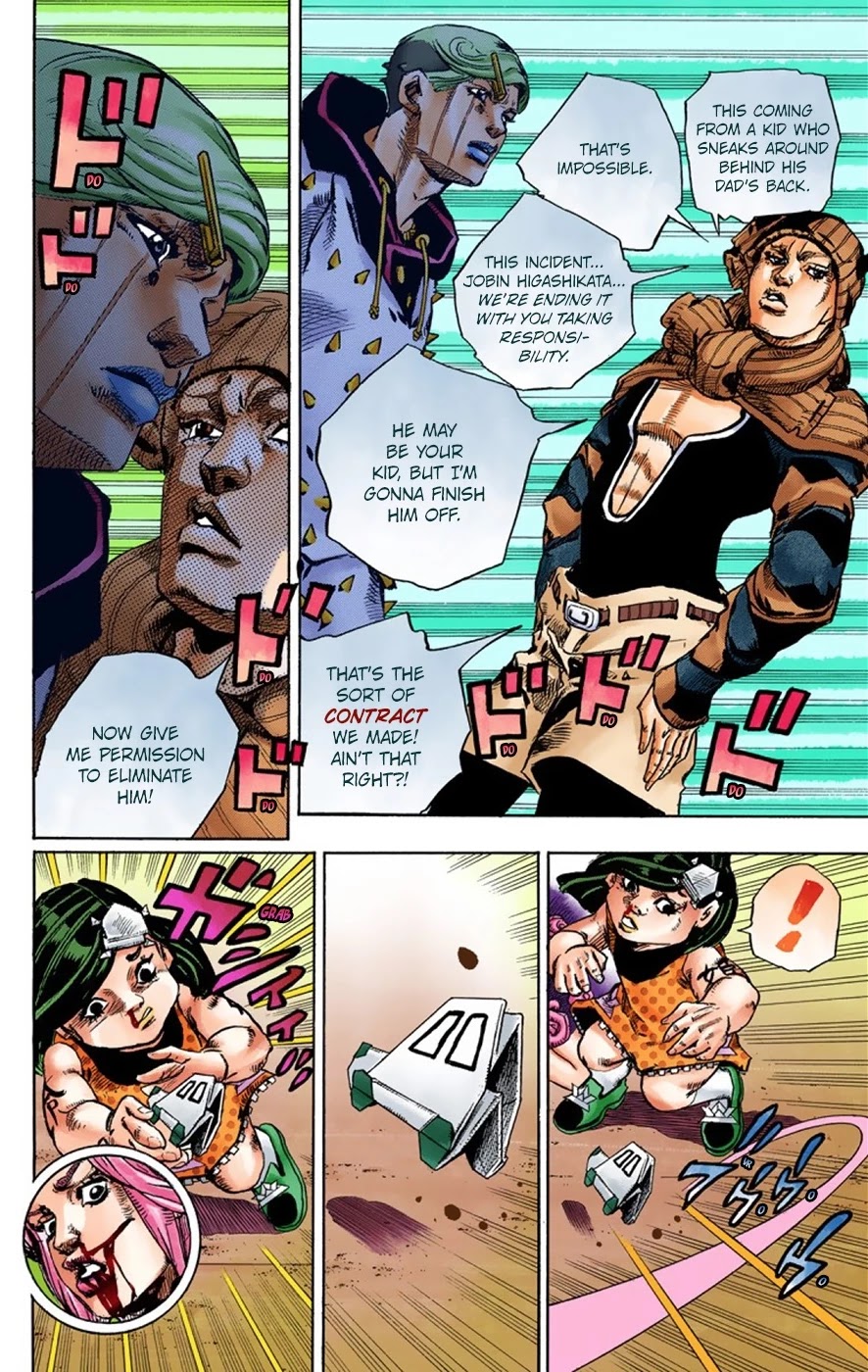 JoJo's Bizarre Adventure Part 8 - JoJolion (Official Colored) Chapter 42 page 33 - Chapter 42: Doobie Wah! Part 4