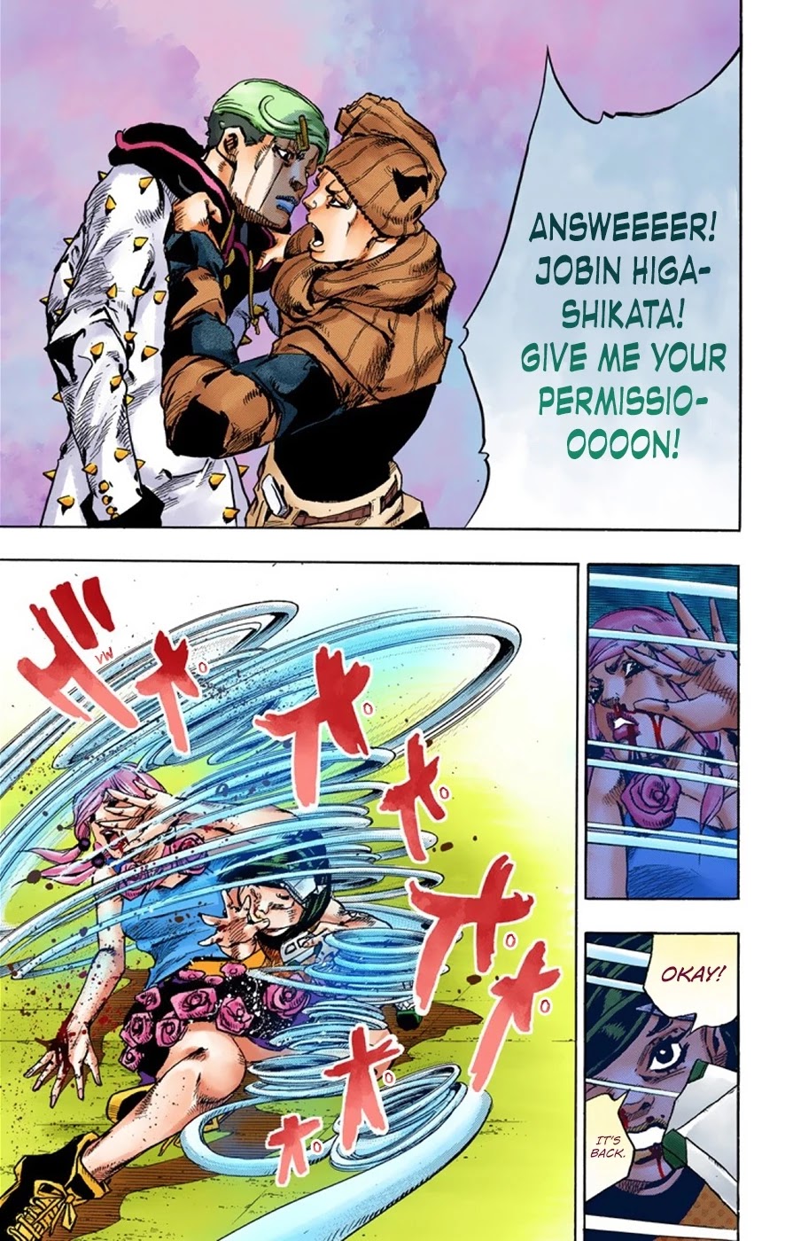 JoJo's Bizarre Adventure Part 8 - JoJolion (Official Colored) Chapter 42 page 34 - Chapter 42: Doobie Wah! Part 4