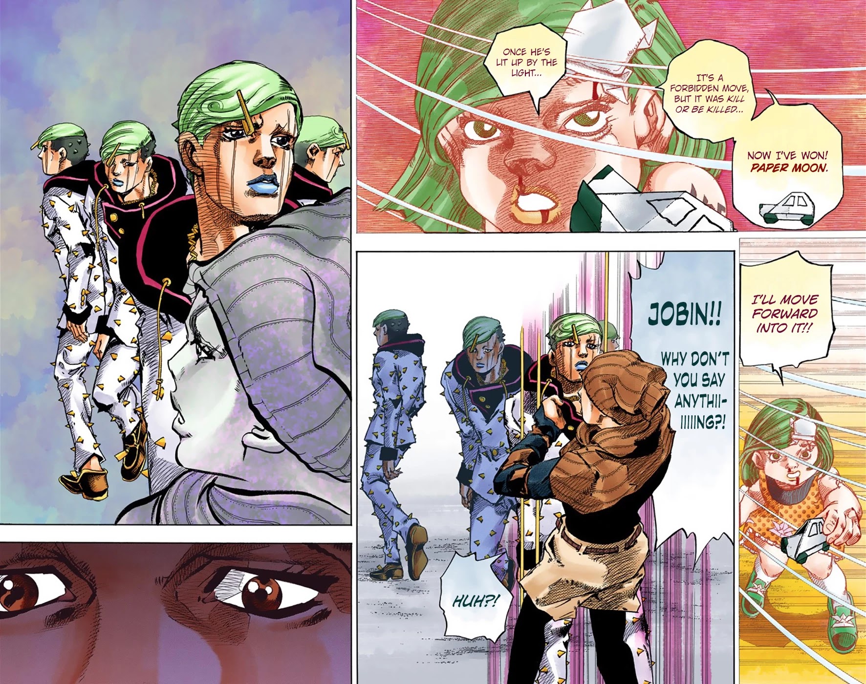 JoJo's Bizarre Adventure Part 8 - JoJolion (Official Colored) Chapter 42 page 35 - Chapter 42: Doobie Wah! Part 4