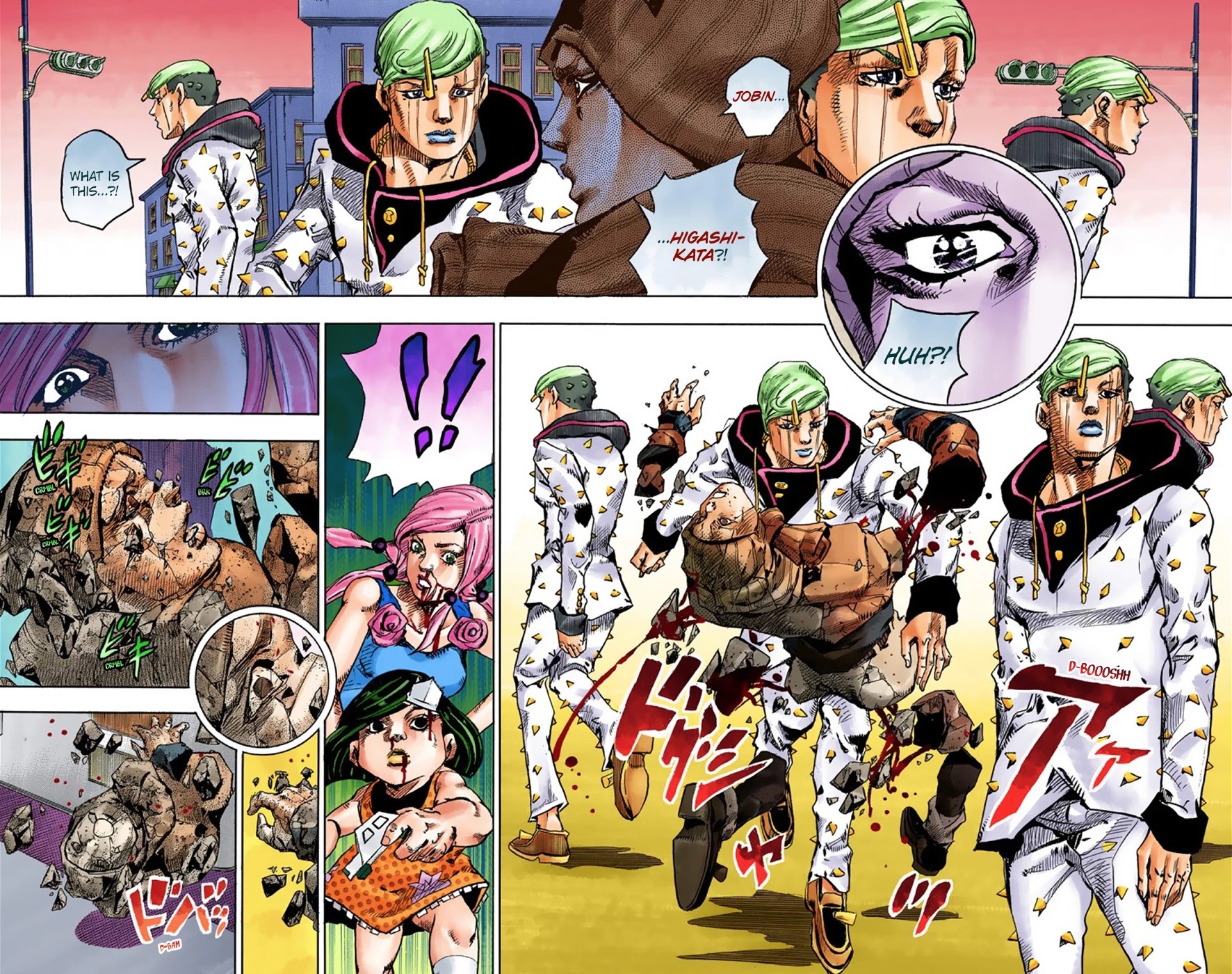 JoJo's Bizarre Adventure Part 8 - JoJolion (Official Colored) Chapter 42 page 36 - Chapter 42: Doobie Wah! Part 4