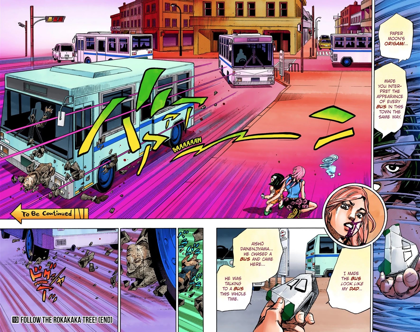 JoJo's Bizarre Adventure Part 8 - JoJolion (Official Colored) Chapter 42 page 37 - Chapter 42: Doobie Wah! Part 4