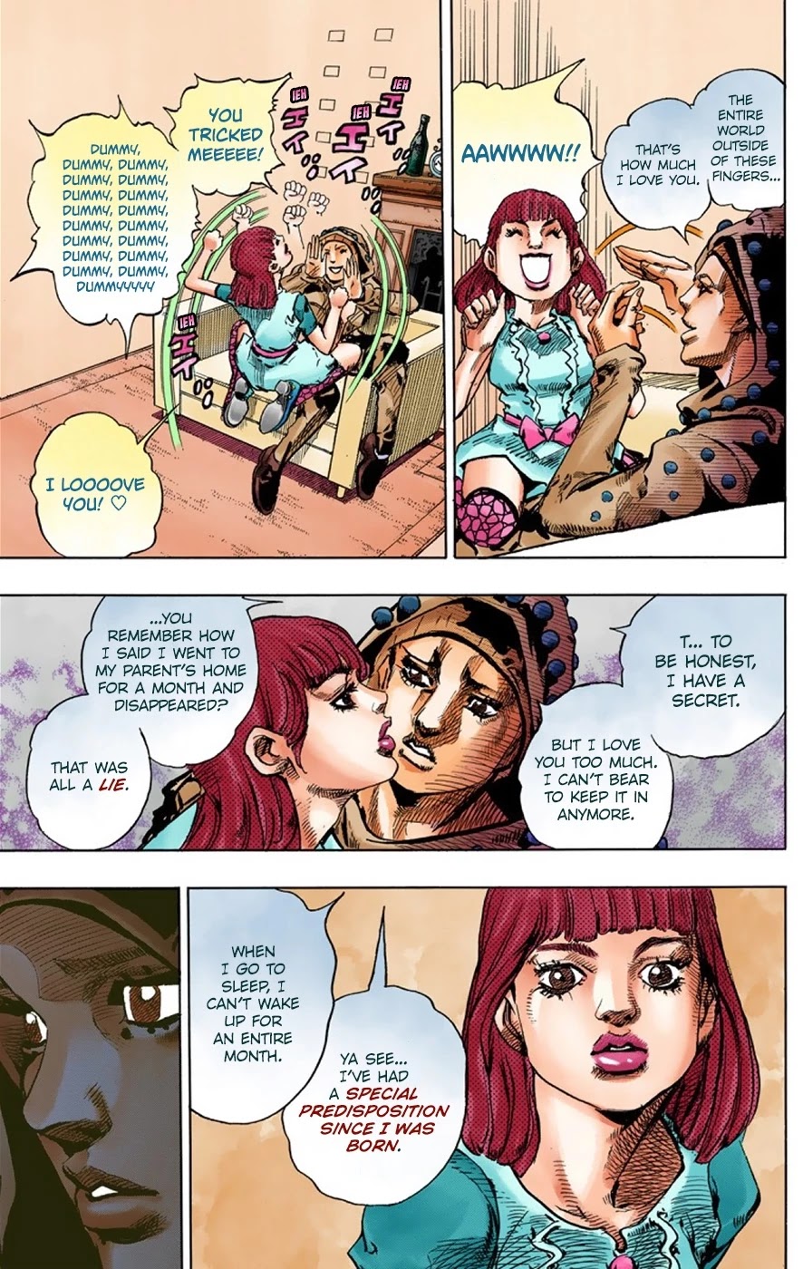 JoJo's Bizarre Adventure Part 8 - JoJolion (Official Colored) Chapter 42 page 4 - Chapter 42: Doobie Wah! Part 4