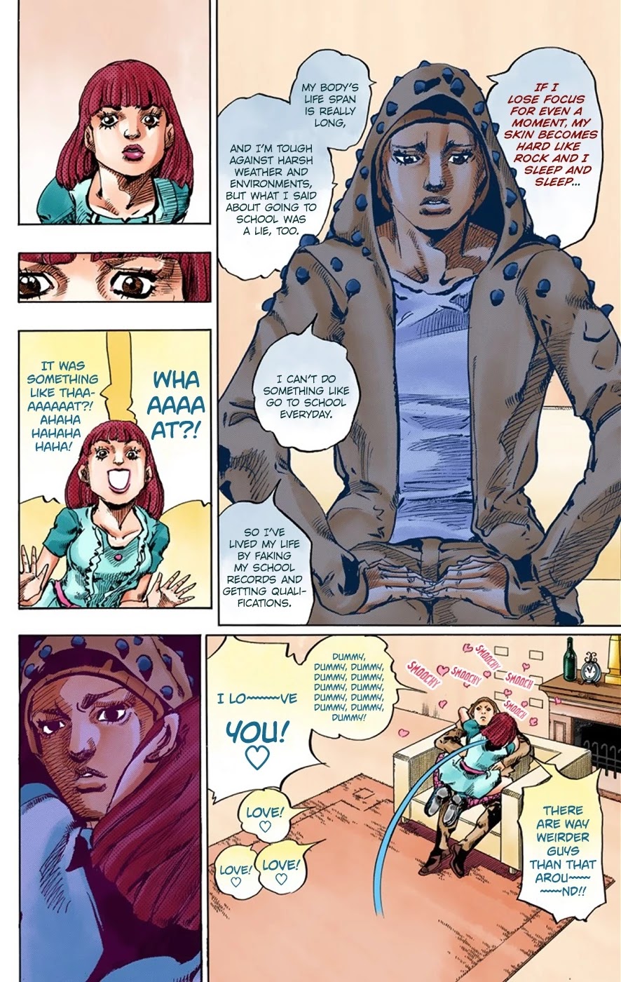JoJo's Bizarre Adventure Part 8 - JoJolion (Official Colored) Chapter 42 page 5 - Chapter 42: Doobie Wah! Part 4