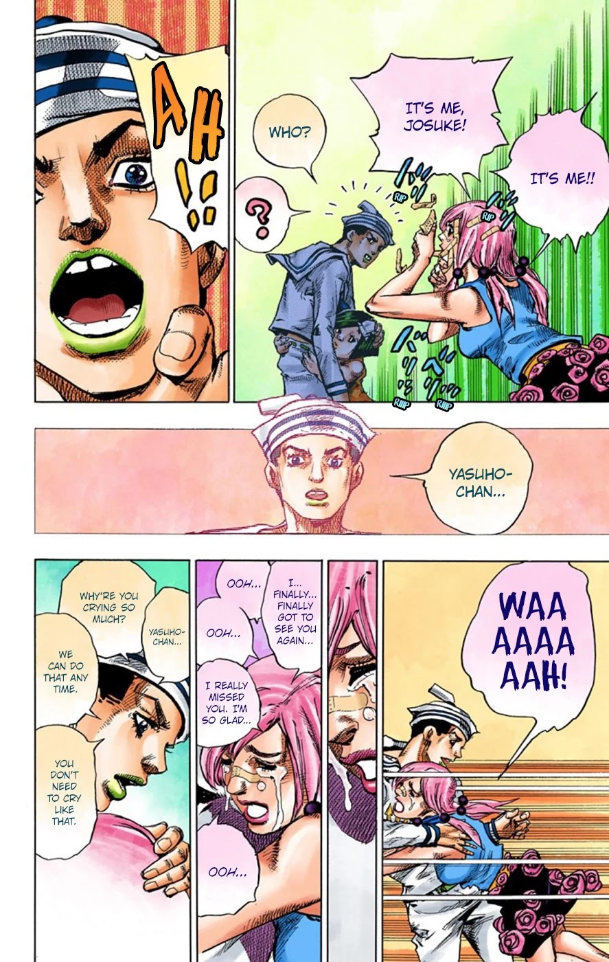 JoJo's Bizarre Adventure Part 8 - JoJolion (Official Colored) Chapter 43 page 20 - Chapter 43: Love Love Deluxe Part 1