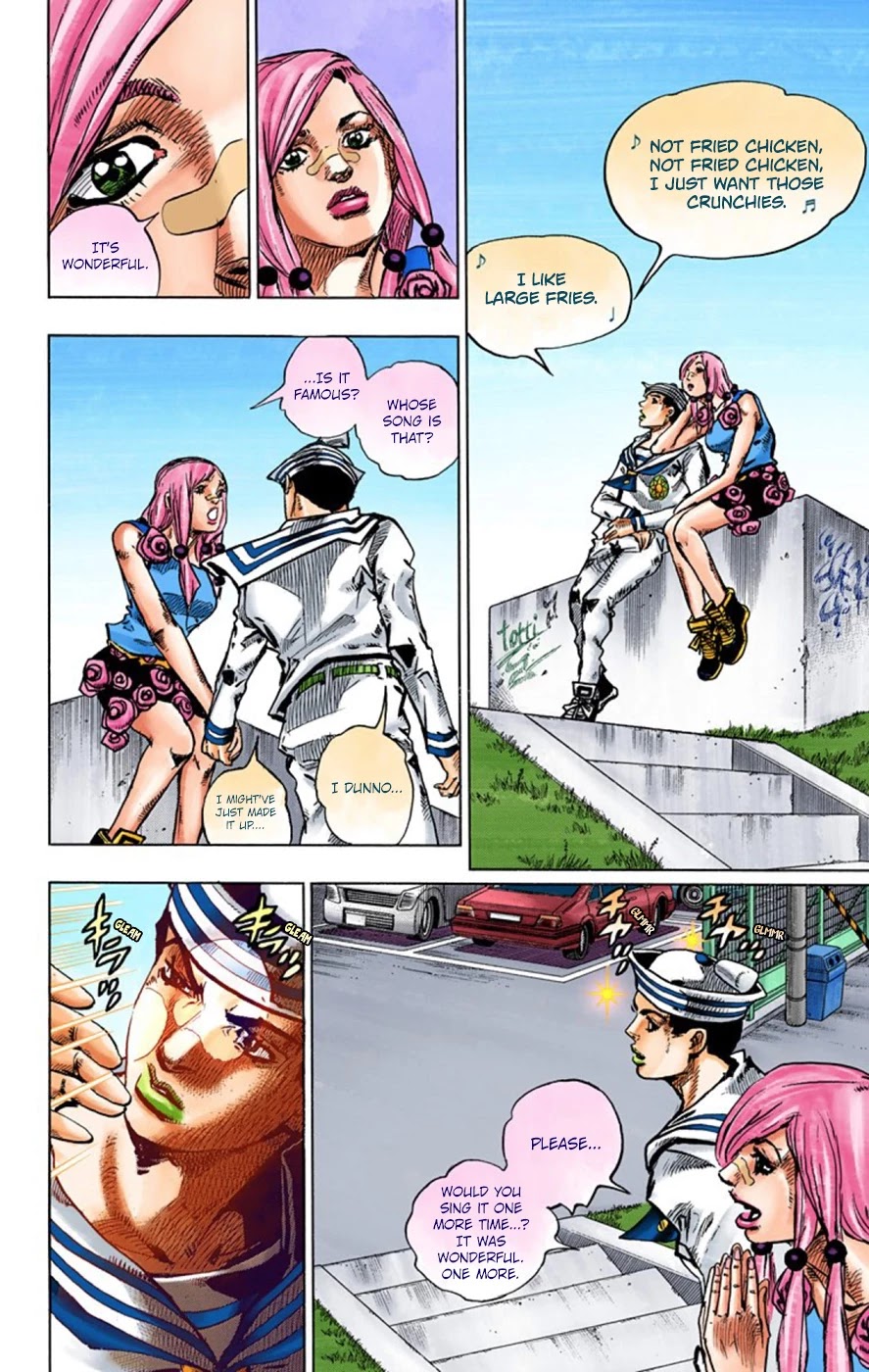 JoJo's Bizarre Adventure Part 8 - JoJolion (Official Colored) Chapter 43 page 24 - Chapter 43: Love Love Deluxe Part 1