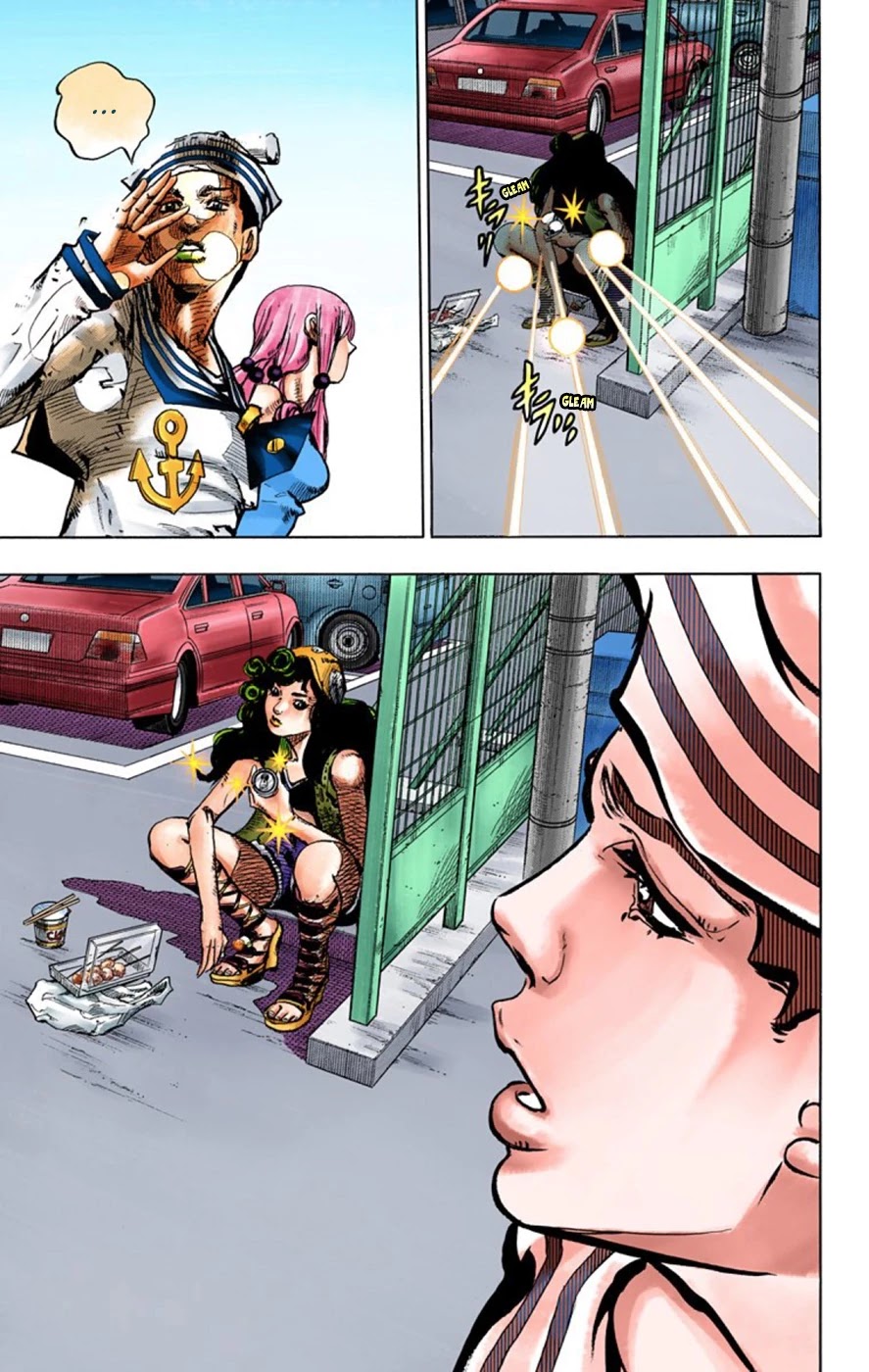 JoJo's Bizarre Adventure Part 8 - JoJolion (Official Colored) Chapter 43 page 25 - Chapter 43: Love Love Deluxe Part 1