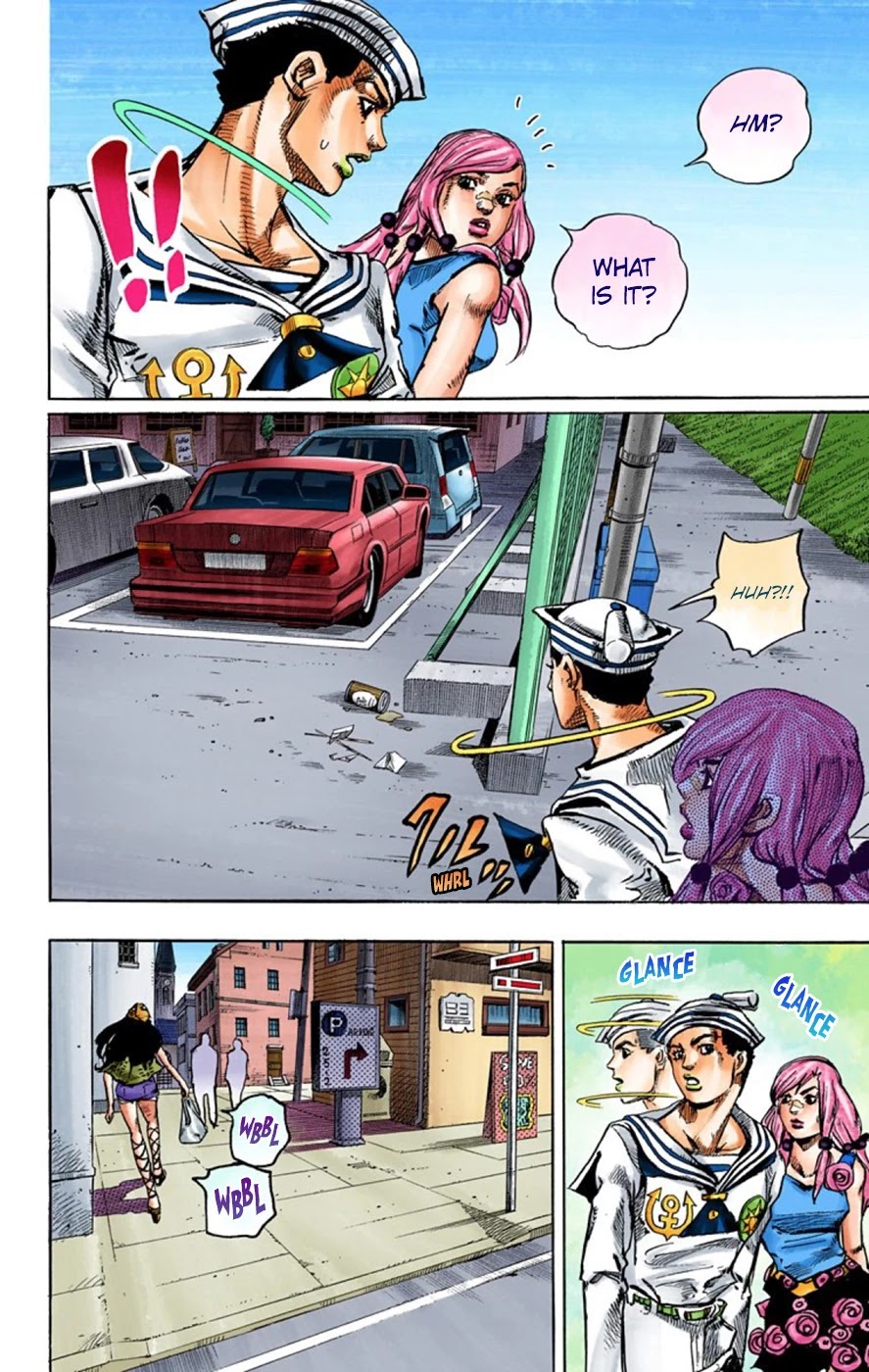 JoJo's Bizarre Adventure Part 8 - JoJolion (Official Colored) Chapter 43 page 28 - Chapter 43: Love Love Deluxe Part 1