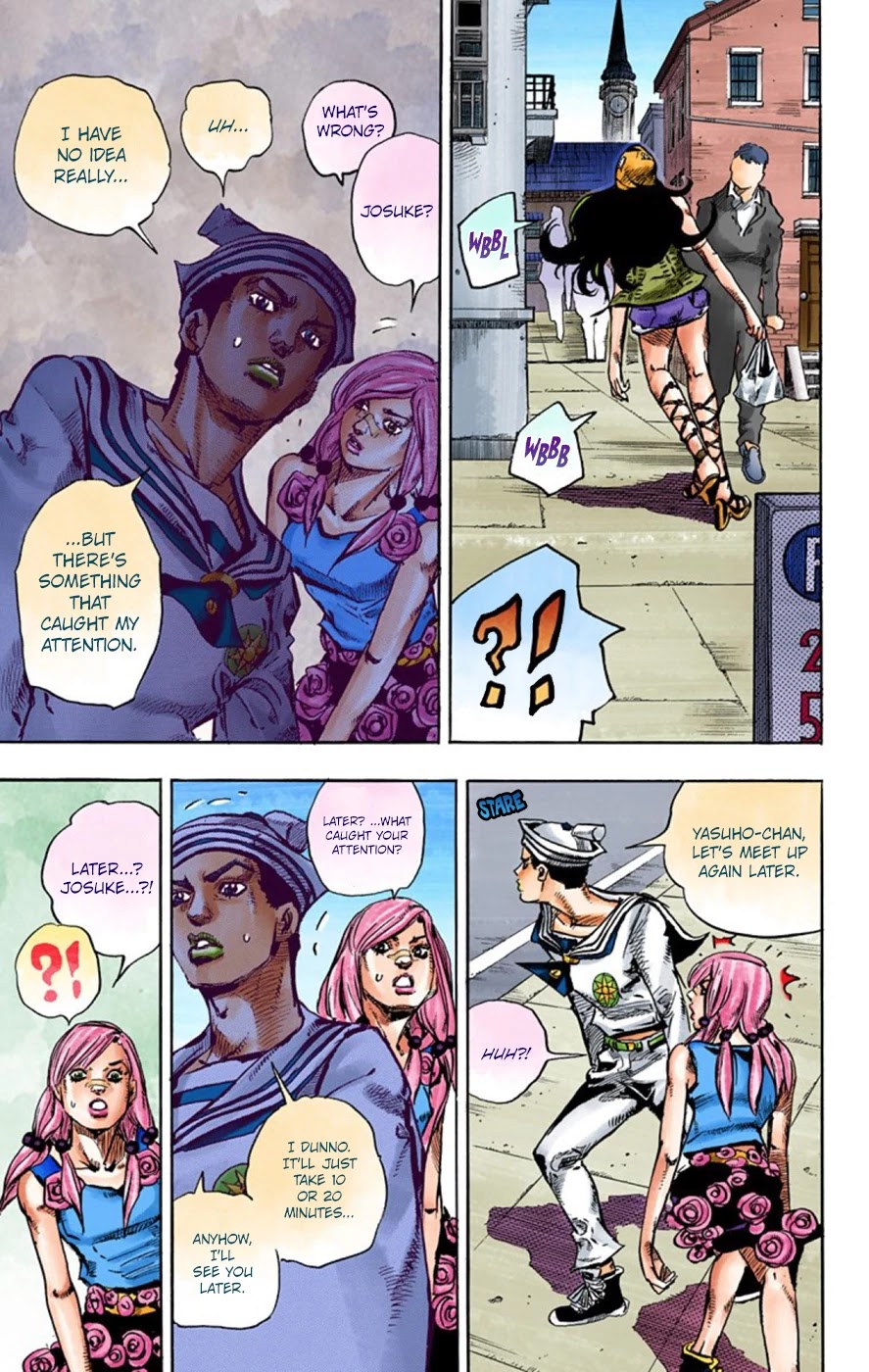 JoJo's Bizarre Adventure Part 8 - JoJolion (Official Colored) Chapter 43 page 29 - Chapter 43: Love Love Deluxe Part 1