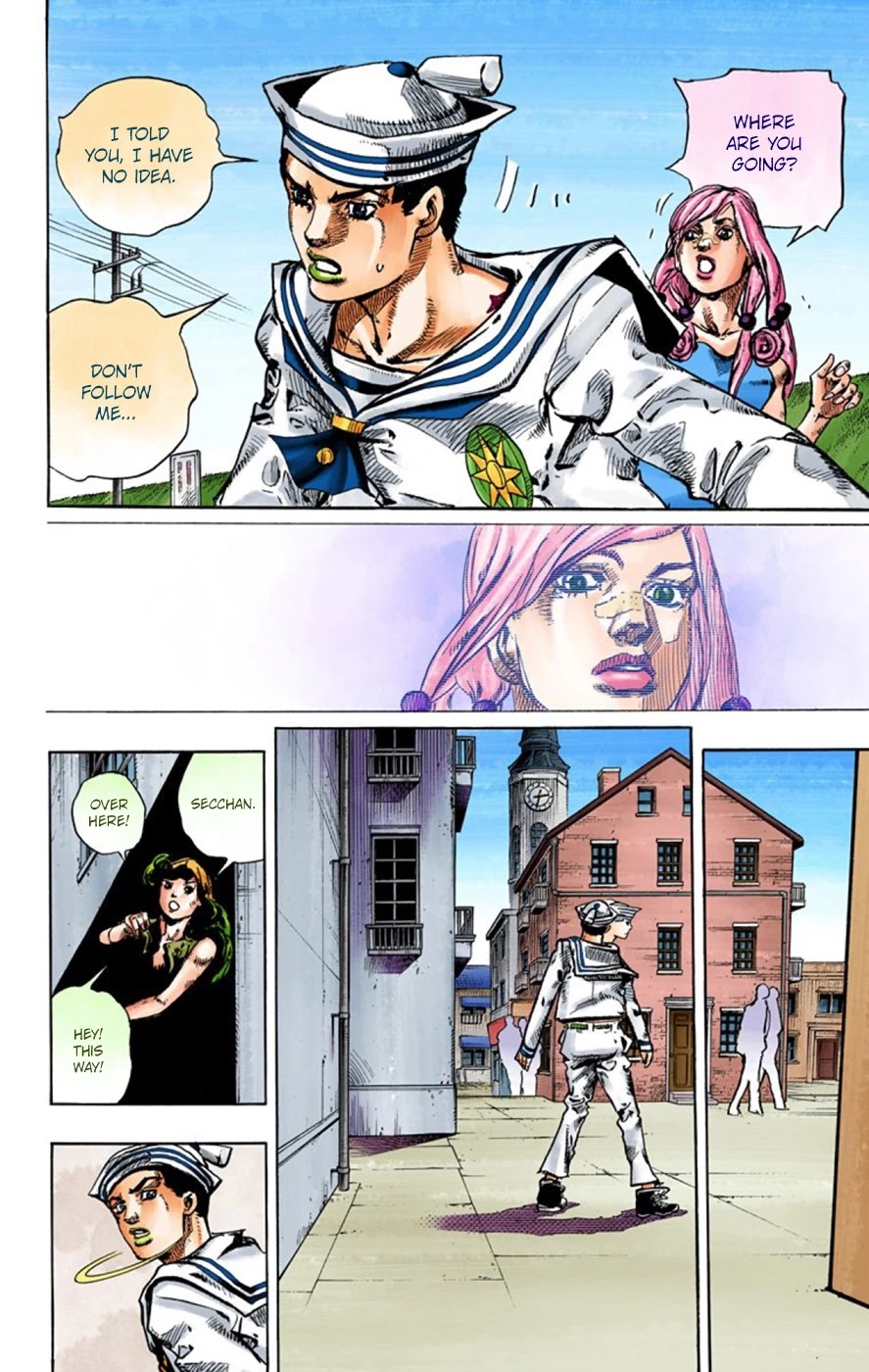 JoJo's Bizarre Adventure Part 8 - JoJolion (Official Colored) Chapter 43 page 30 - Chapter 43: Love Love Deluxe Part 1