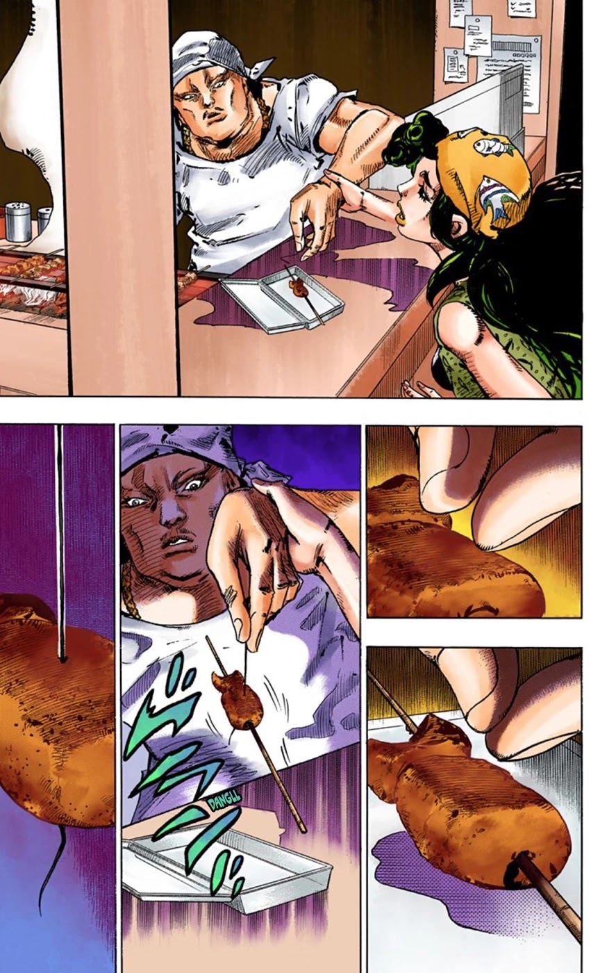 JoJo's Bizarre Adventure Part 8 - JoJolion (Official Colored) Chapter 43 page 47 - Chapter 43: Love Love Deluxe Part 1