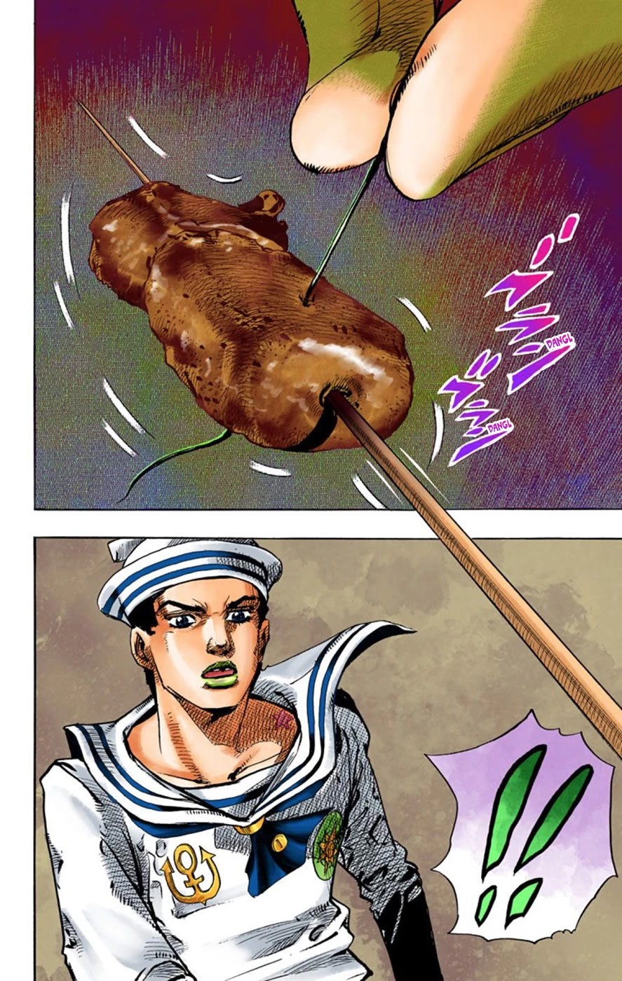 JoJo's Bizarre Adventure Part 8 - JoJolion (Official Colored) Chapter 43 page 48 - Chapter 43: Love Love Deluxe Part 1