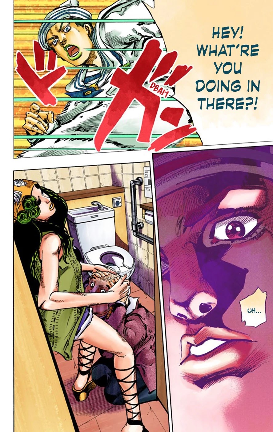 JoJo's Bizarre Adventure Part 8 - JoJolion (Official Colored) Chapter 44 page 12 - Chapter 44: Love Love Deluxe Part 2