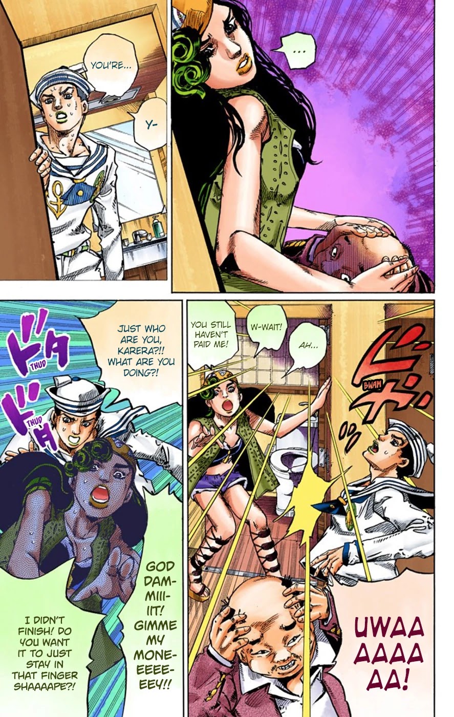JoJo's Bizarre Adventure Part 8 - JoJolion (Official Colored) Chapter 44 page 13 - Chapter 44: Love Love Deluxe Part 2