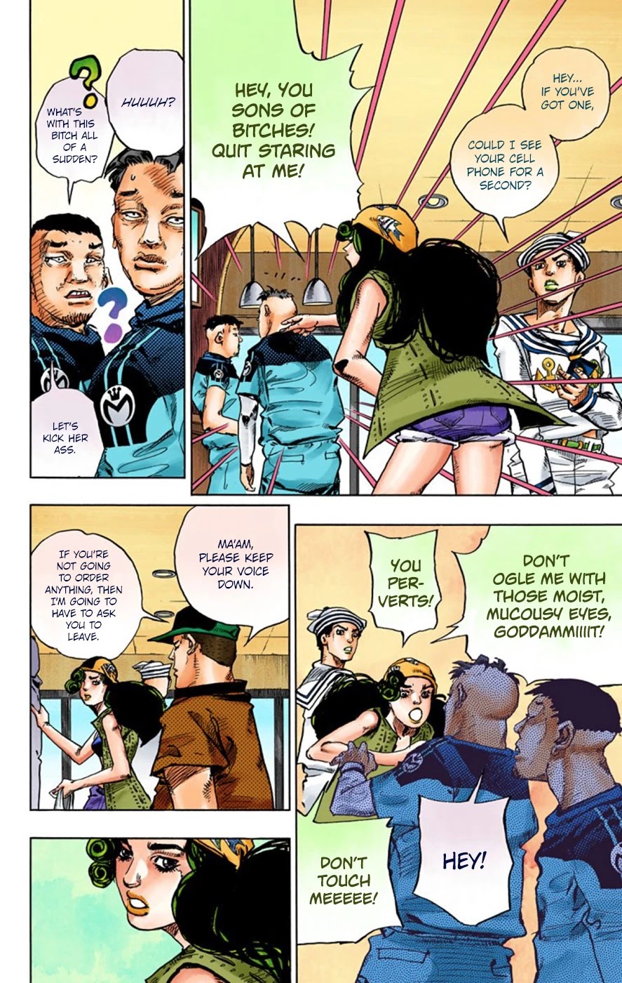 JoJo's Bizarre Adventure Part 8 - JoJolion (Official Colored) Chapter 44 page 18 - Chapter 44: Love Love Deluxe Part 2